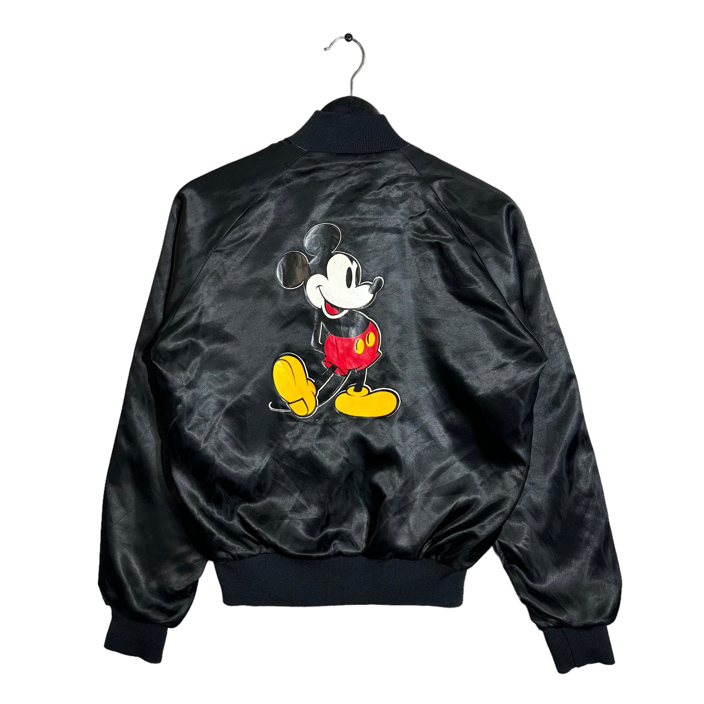 Vintage Mickey Mouse Satin Bomber Jacket