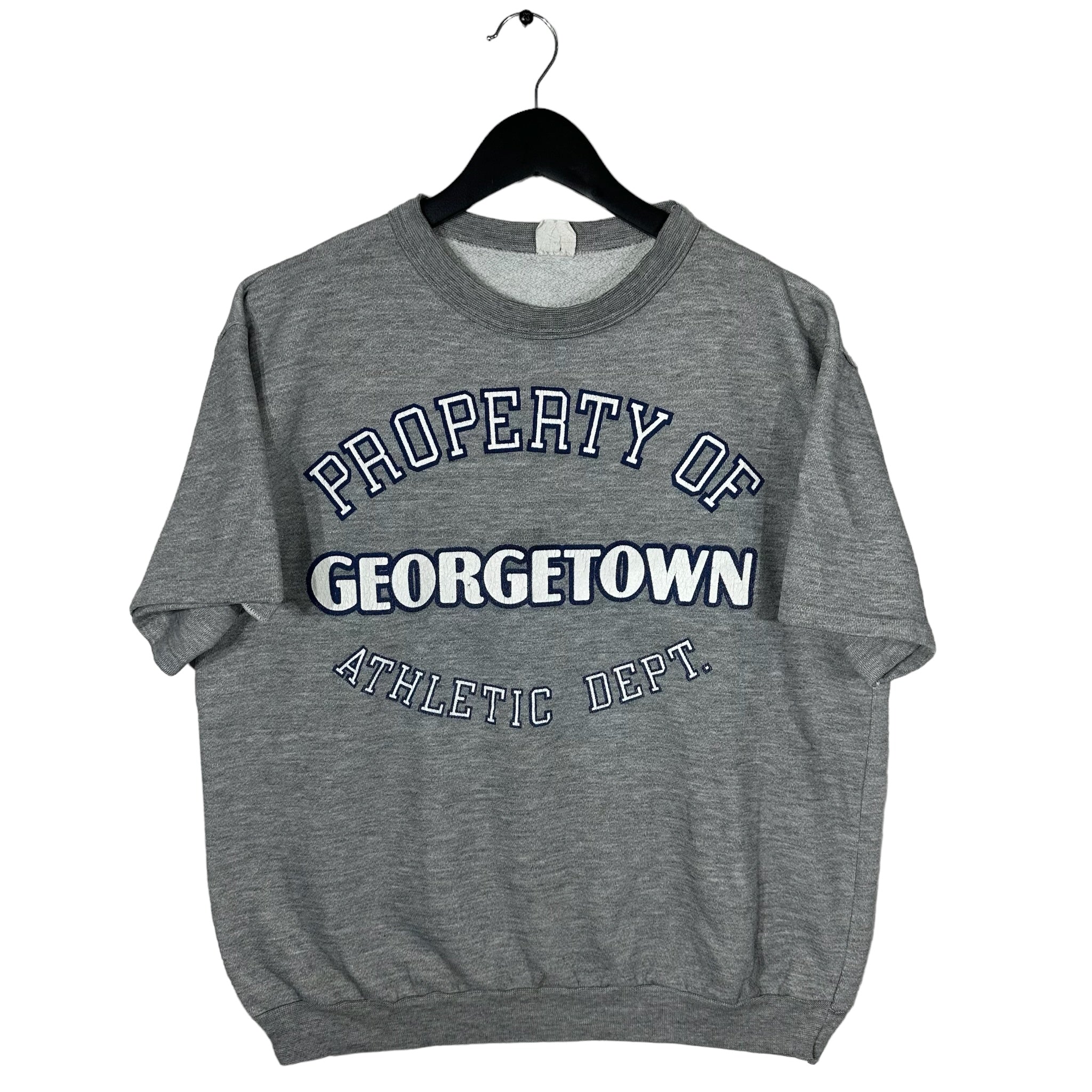 Vintage Georgetown University Short Sleeve Crewneck 80s