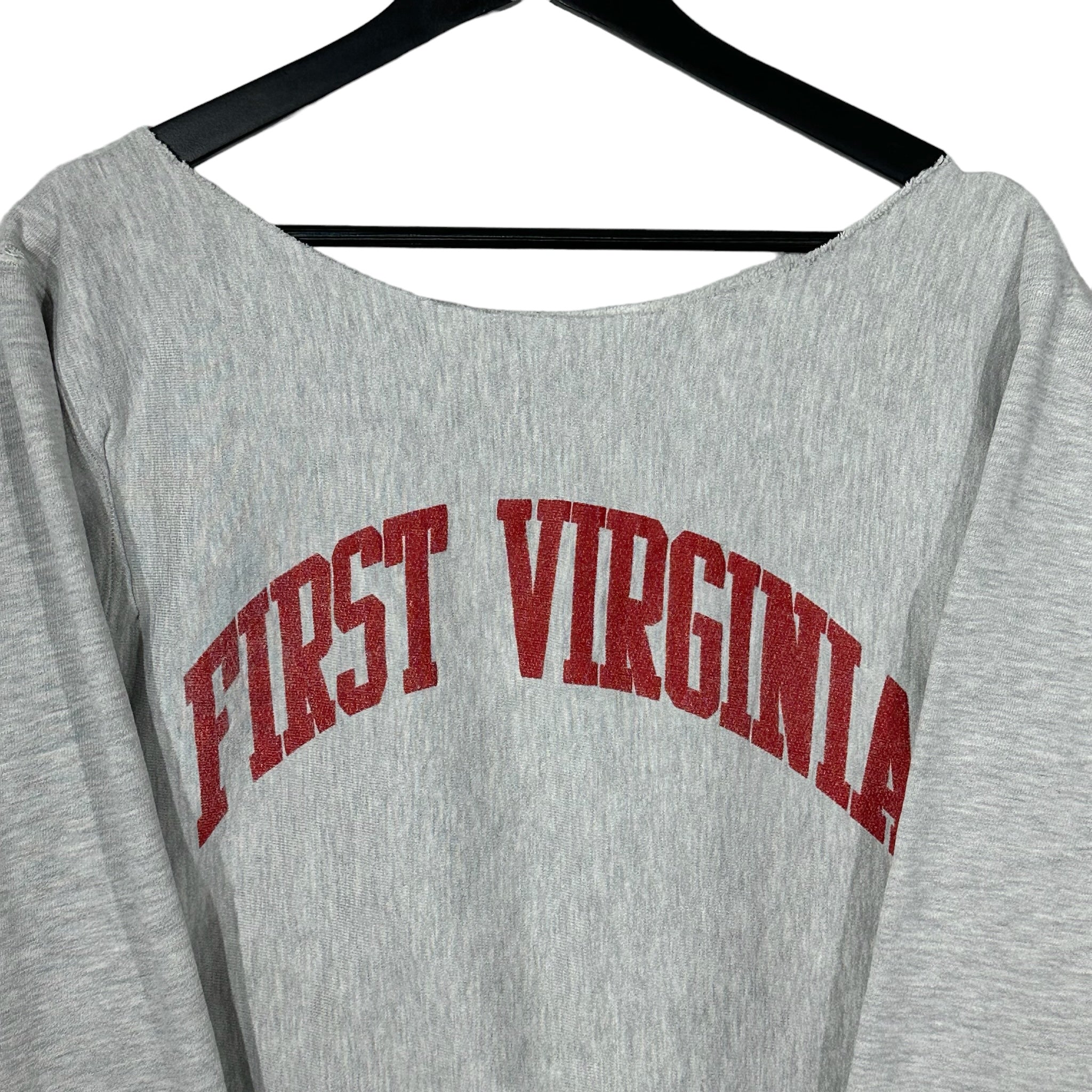 Vintage First Virginia Champion Reverse Weave Crewneck 90s