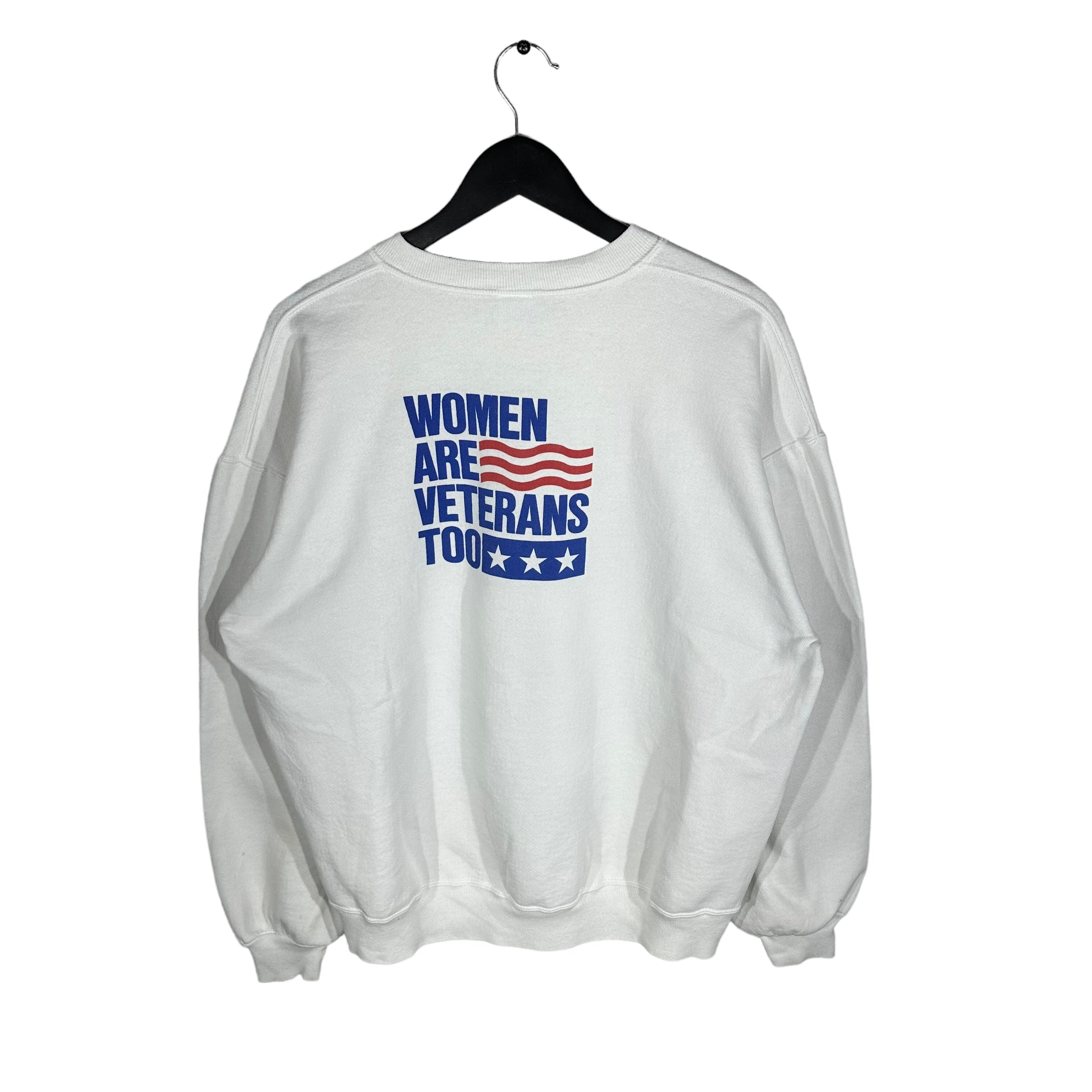 Vintage Russell Athletic 'Women In Military' Crewneck