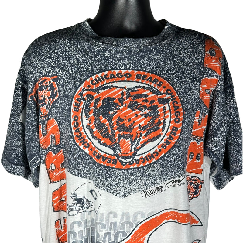 Vintage Magic Johnson Chicago Bears AOP Tee