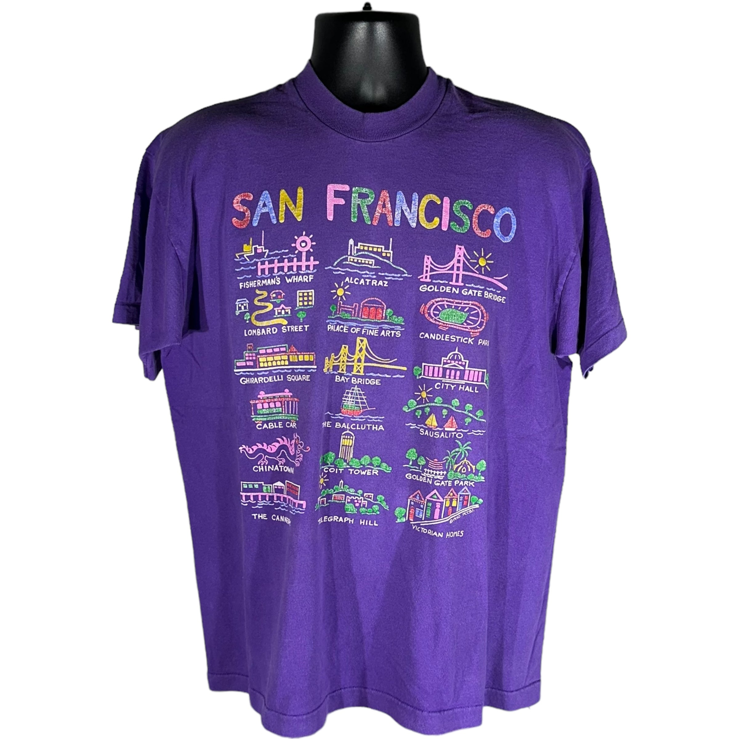 Vintage San Francisco Land Marks Tee