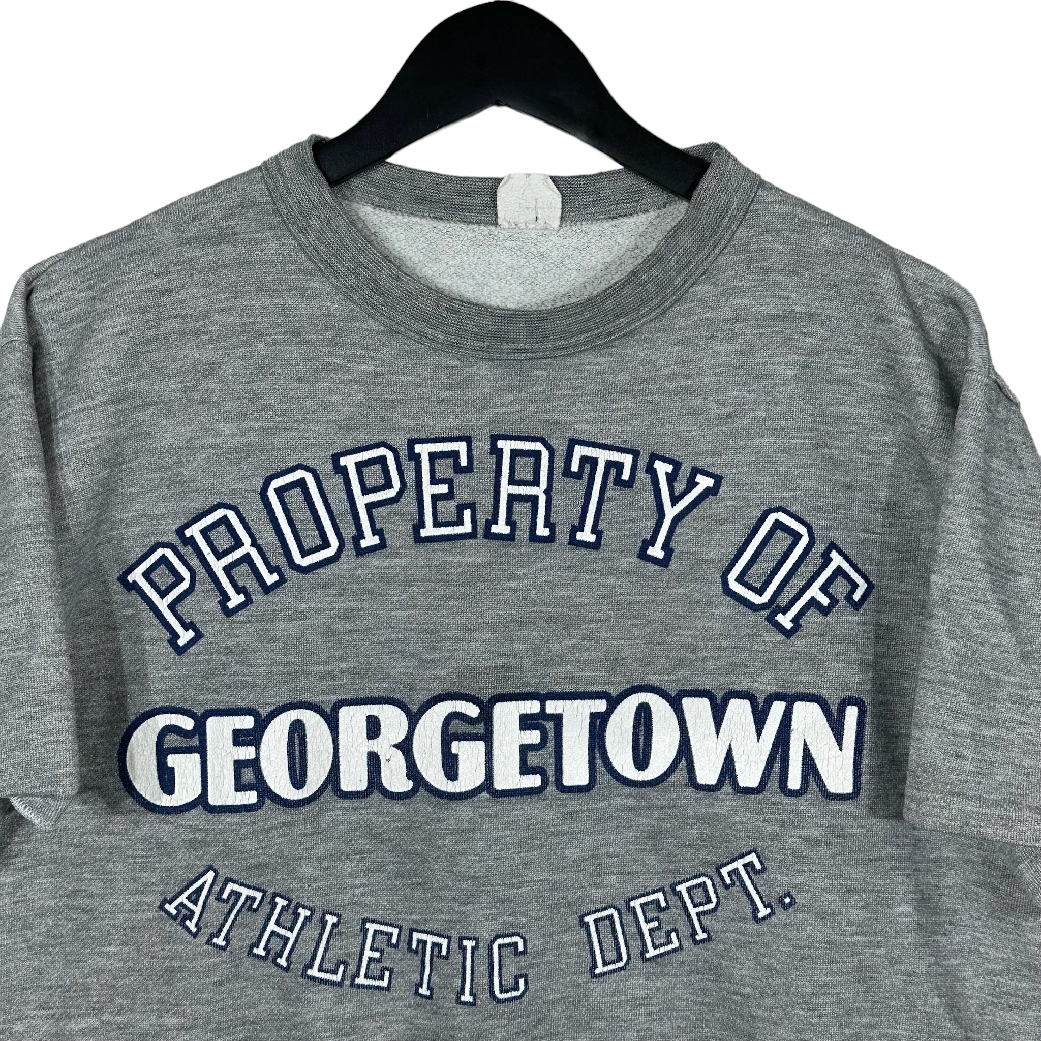 Vintage Georgetown University Short Sleeve Crewneck 80s