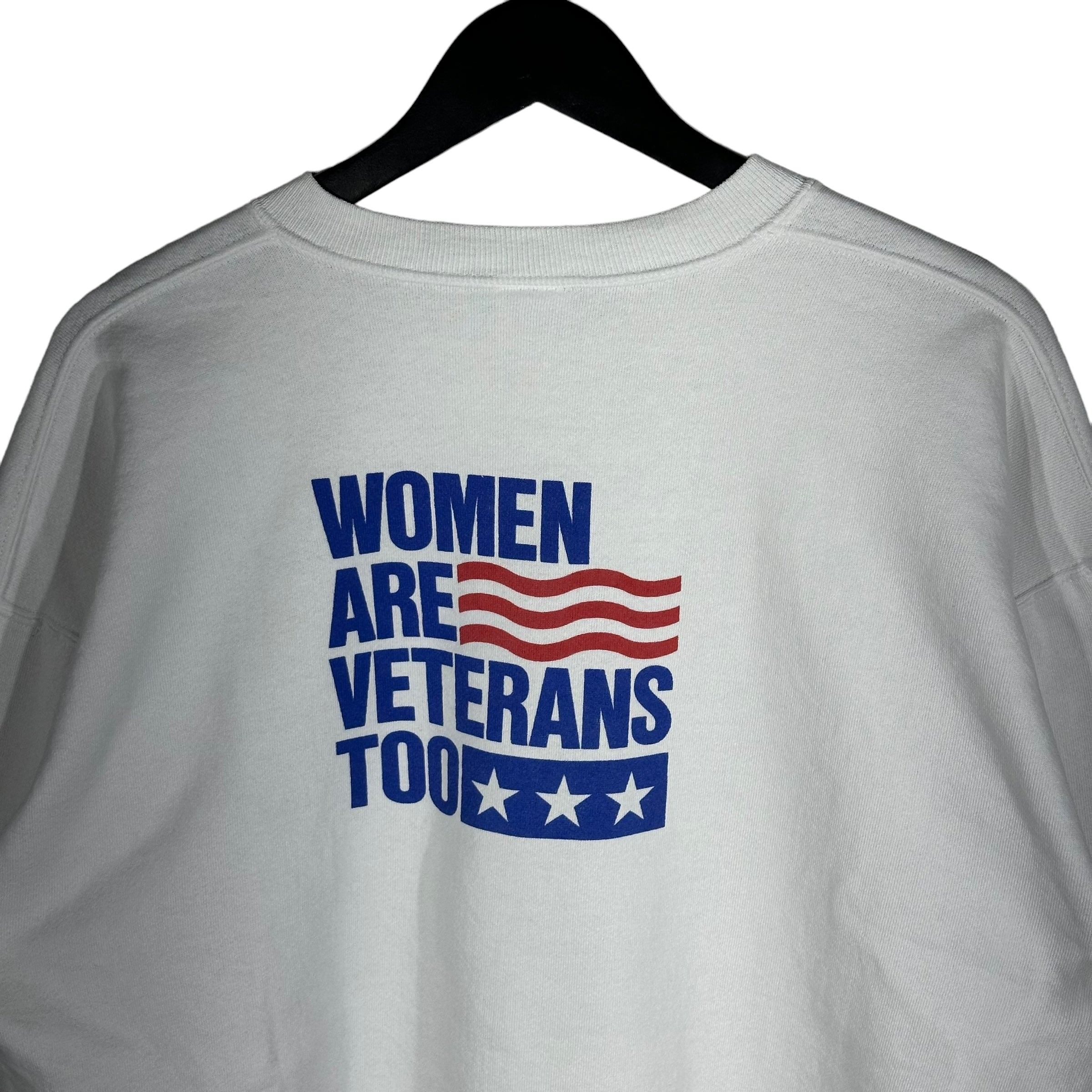 Vintage Russell Athletic 'Women In Military' Crewneck