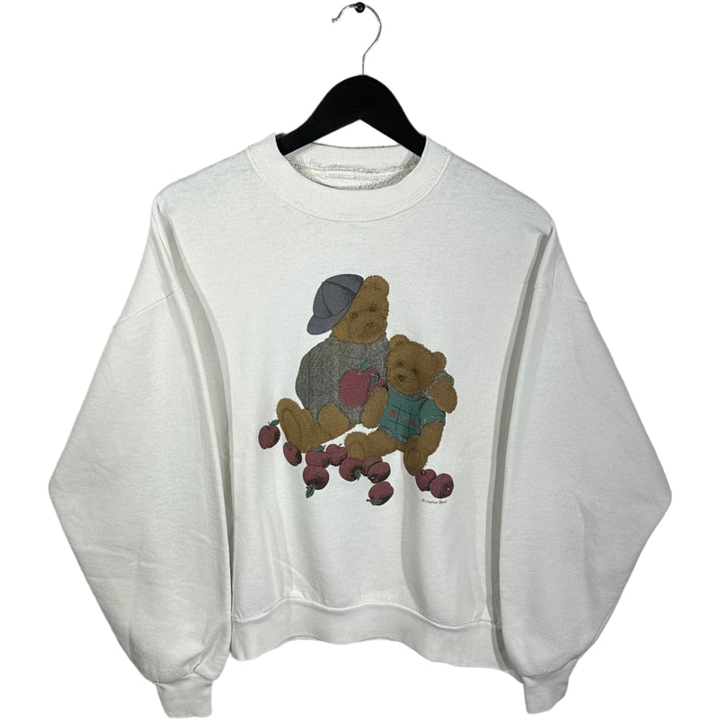 Vintage Teddy Bears & Apples Crewneck