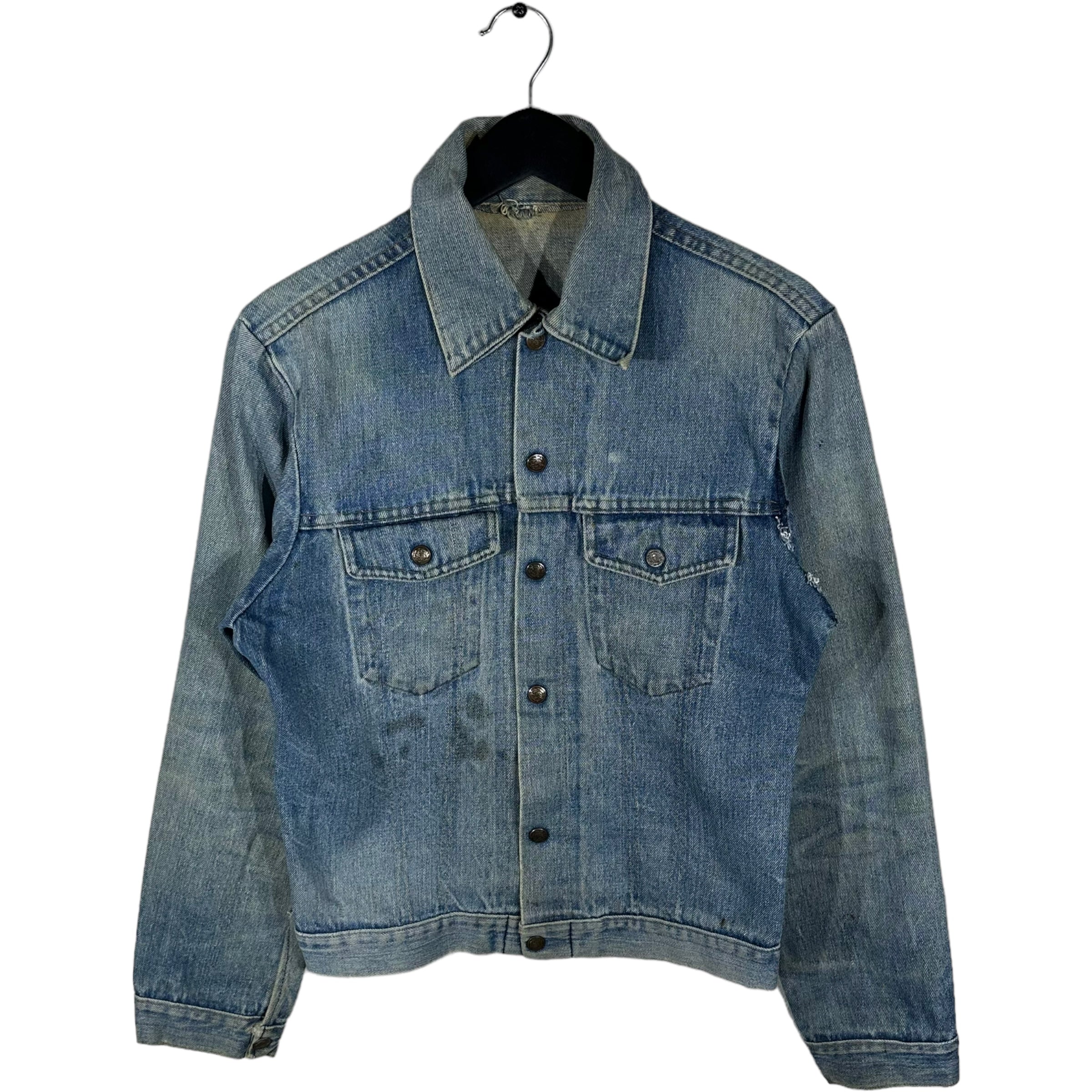 Vintage Unbranded Distressed Denim Jacket