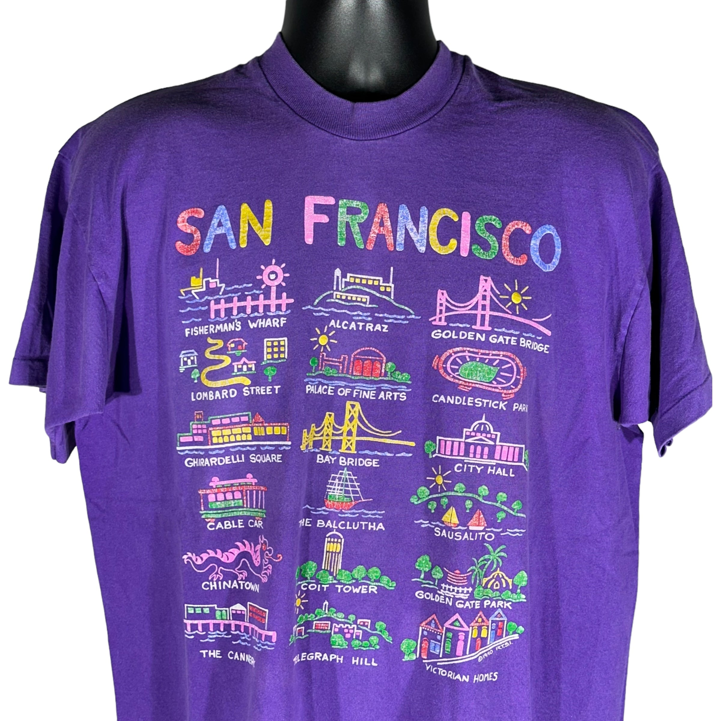 Vintage San Francisco Land Marks Tee