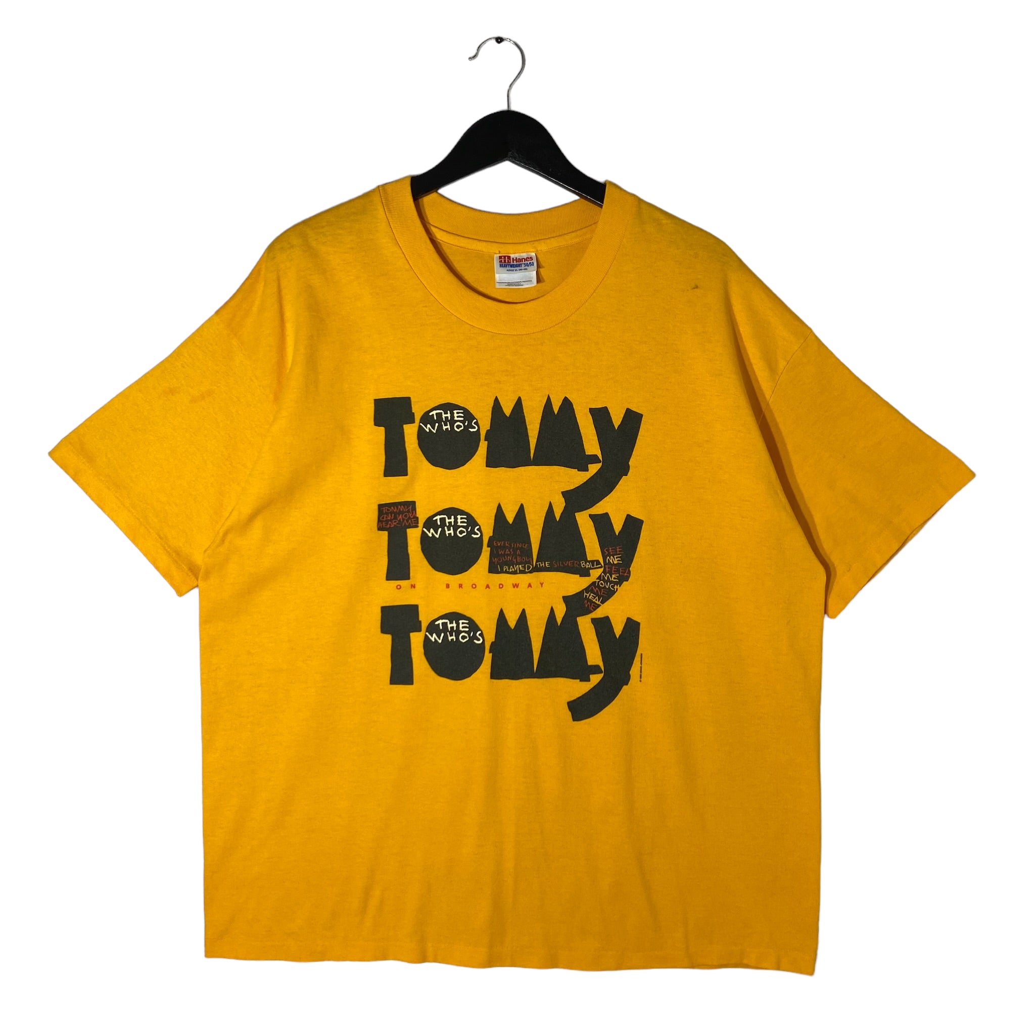 Vintage The Who's Tommy Broadway Tee