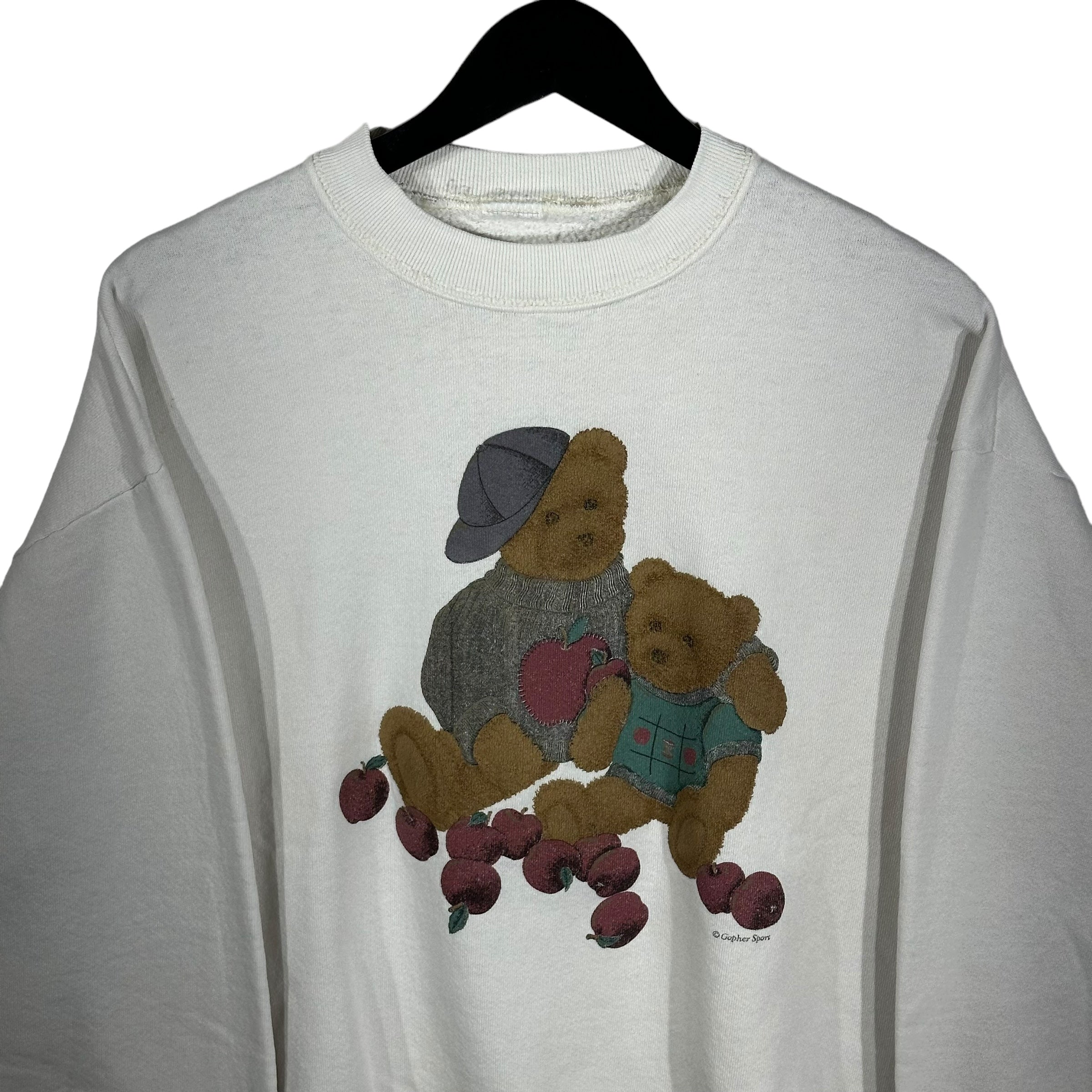 Vintage Teddy Bears & Apples Crewneck