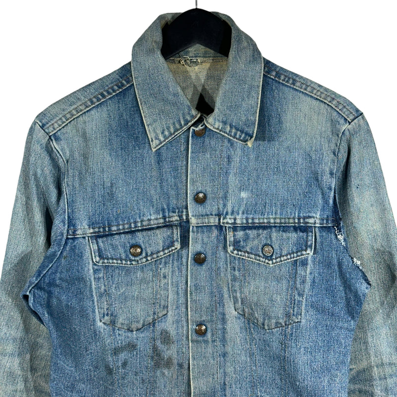 Vintage Unbranded Distressed Denim Jacket