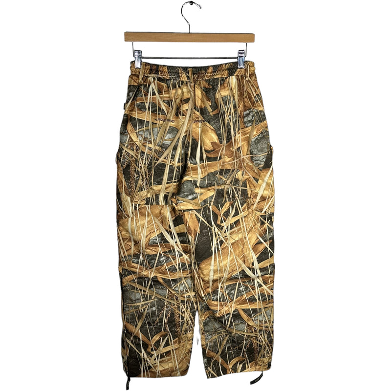 Vintage Grass Ghost Camo Insulated Suede Cargo Pants