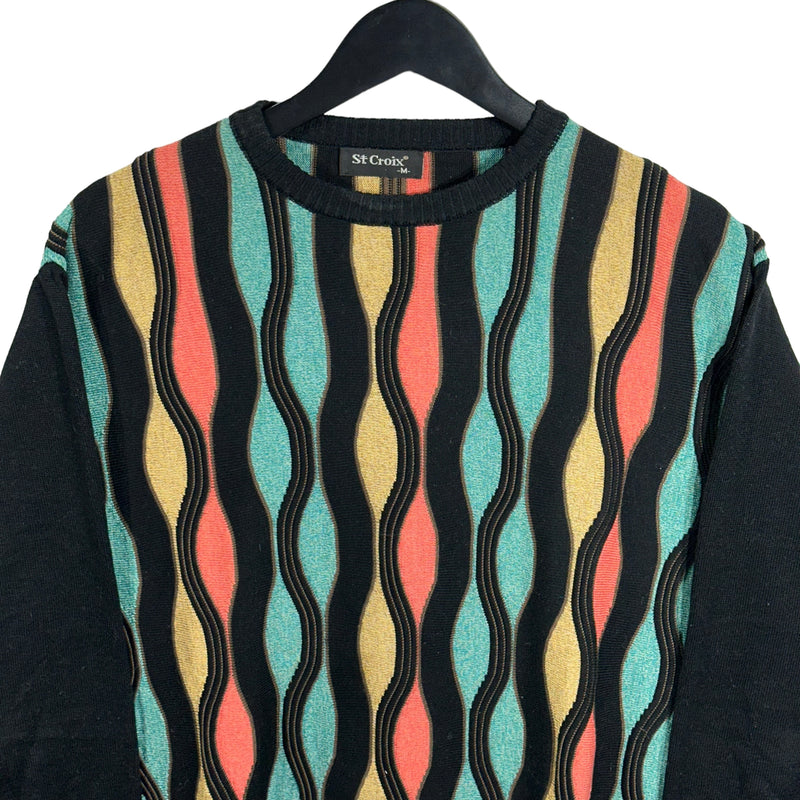 Vintage St. Croix 3D Cotton Knit Sweater