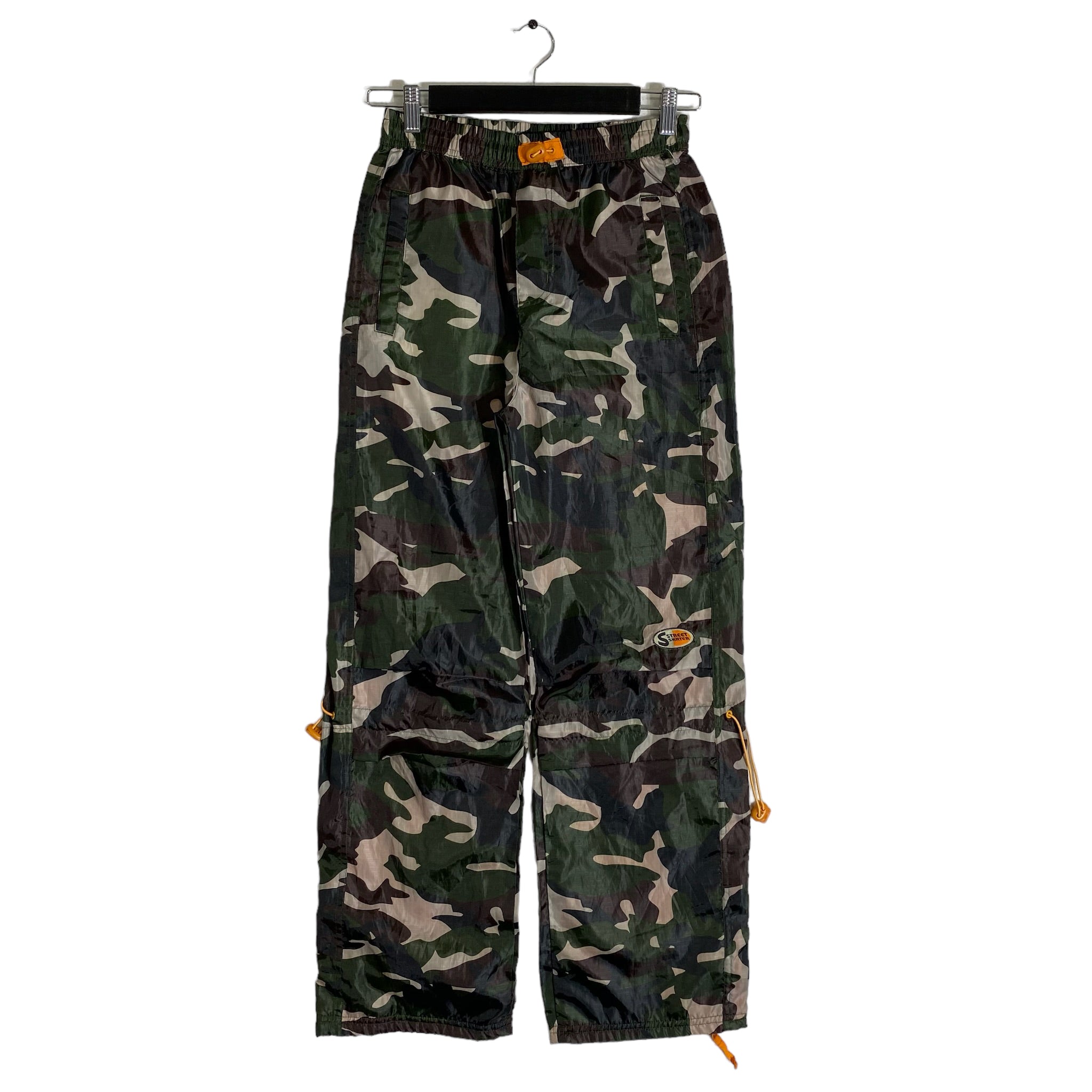 Vintage Street Skater Camo Nylon Cargo Pants