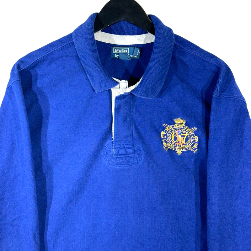 Vintage Polo Ralph Lauren 1/4 Button Long Sleeve Rugby