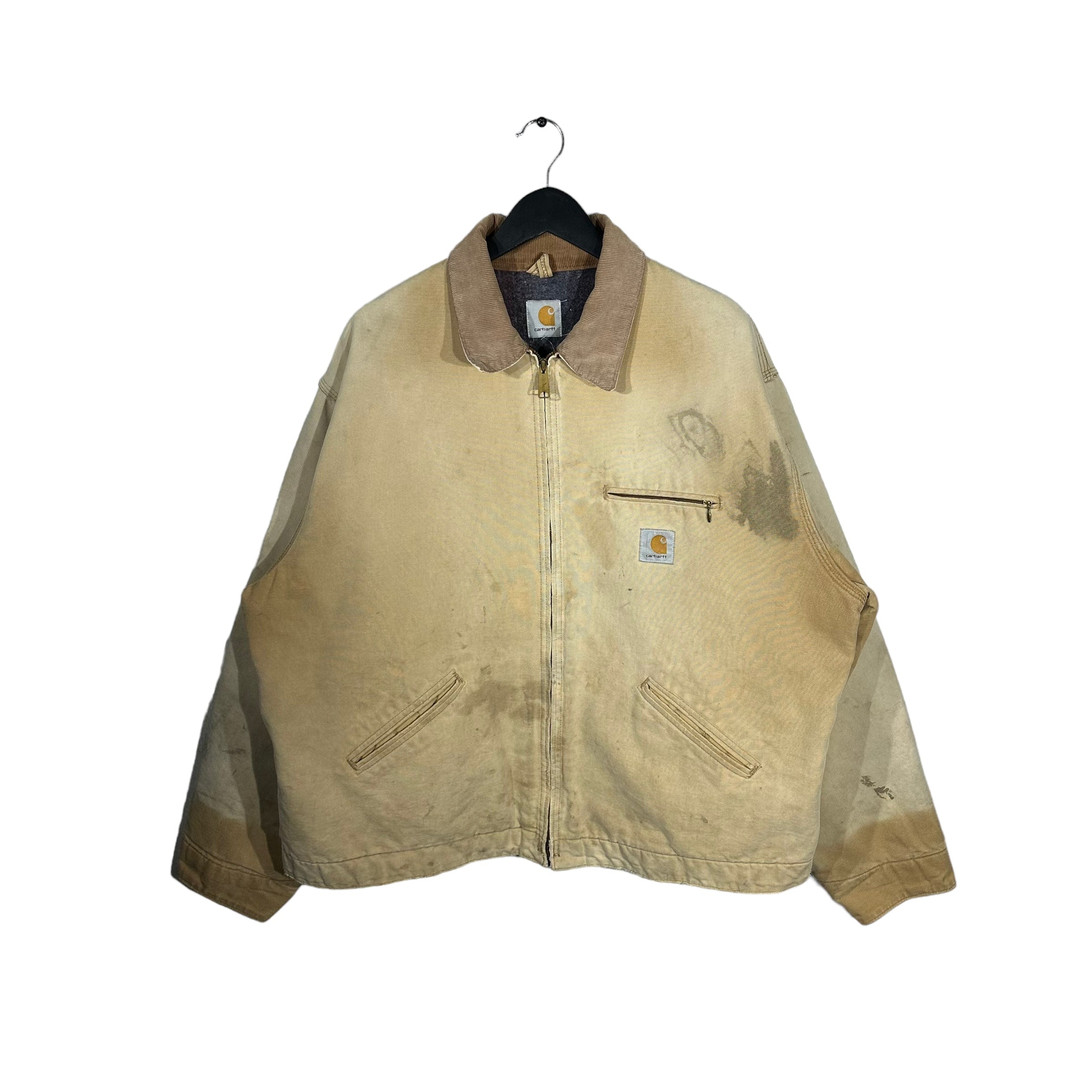 Vintage Carhartt Full Zip Denim Detroit Jacket