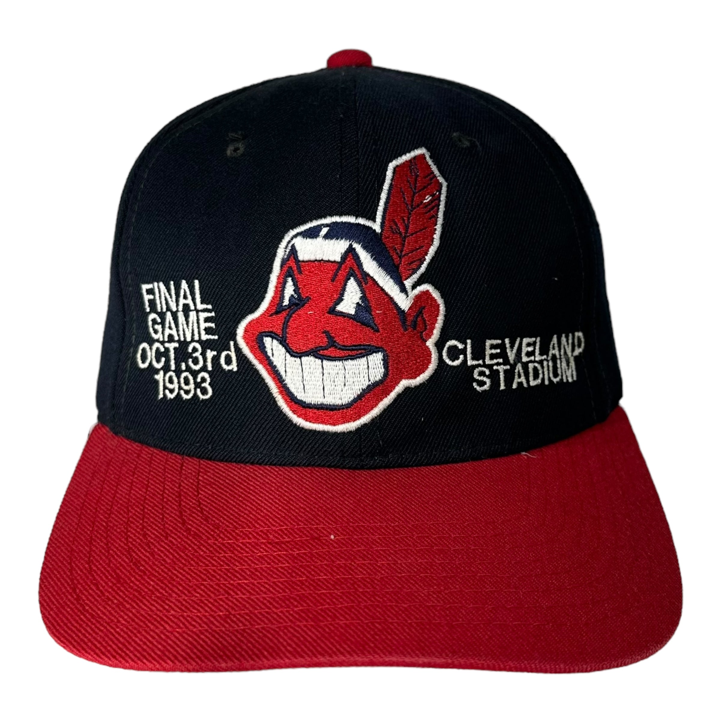 Vintage Cleveland Indians Final Game Snapback 1993