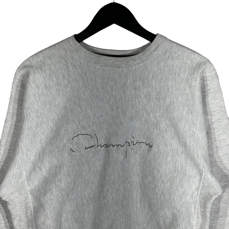 Vintage Champion Reverse Weave Spellout Crewneck