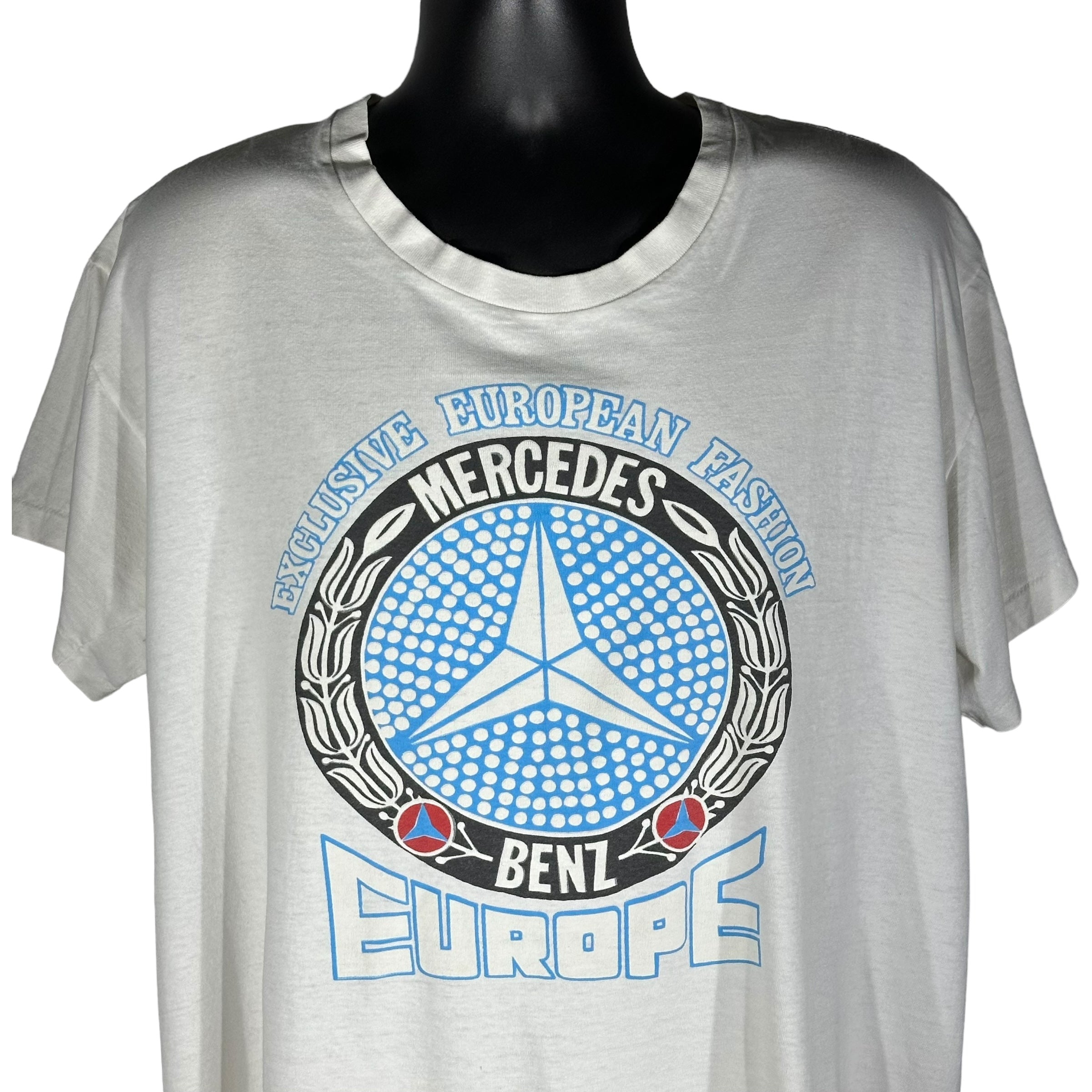 Vintage "Exclusive European Fashion" Mercedes Benz Europe Tee 80s