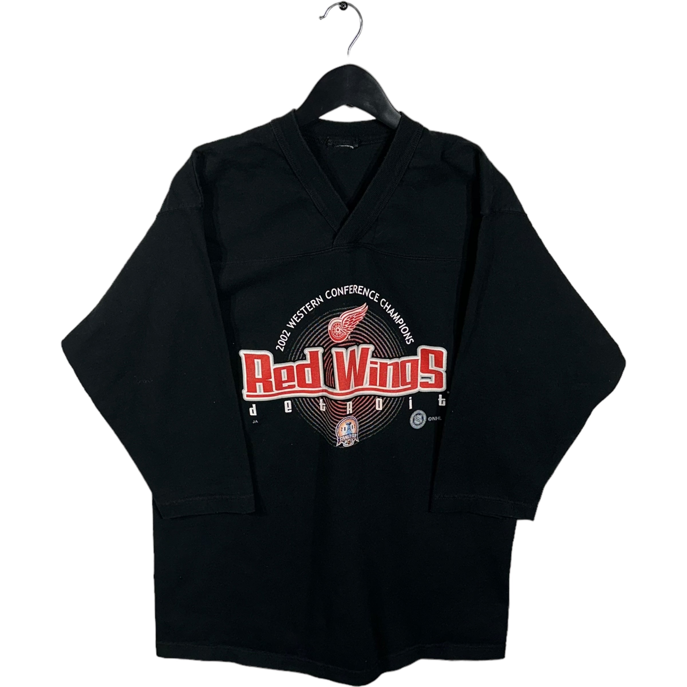 Vintage Detroit Red Wings #17 Hull Long Sleeve