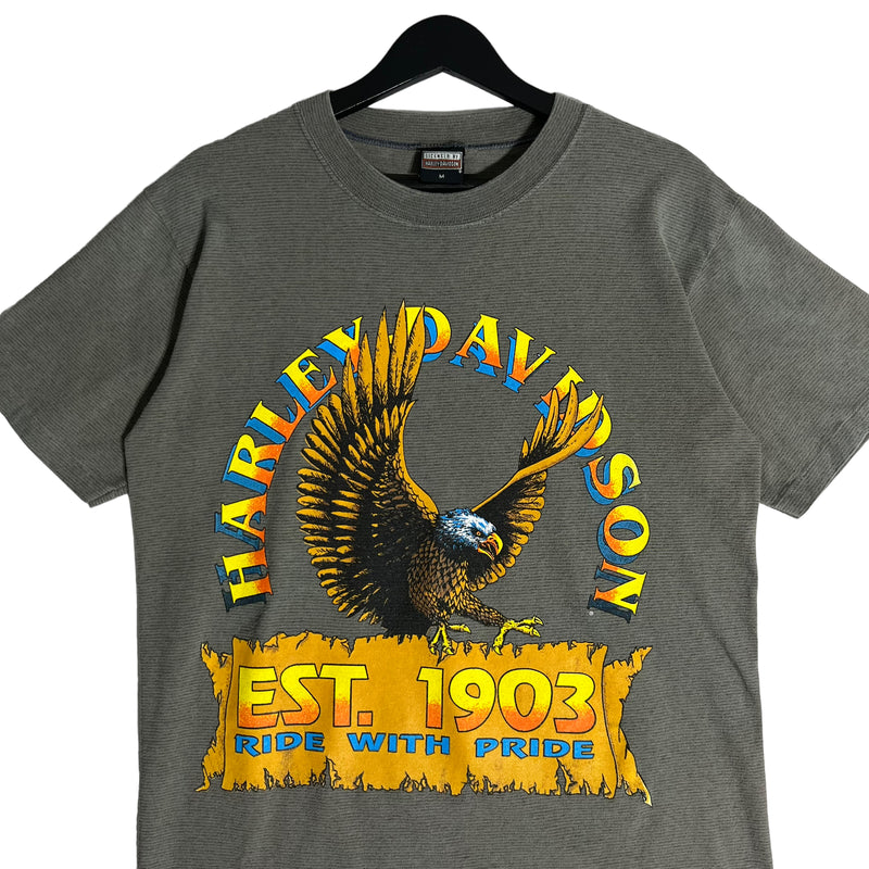 Vintage Harley Davidson Ride With Pride Tee