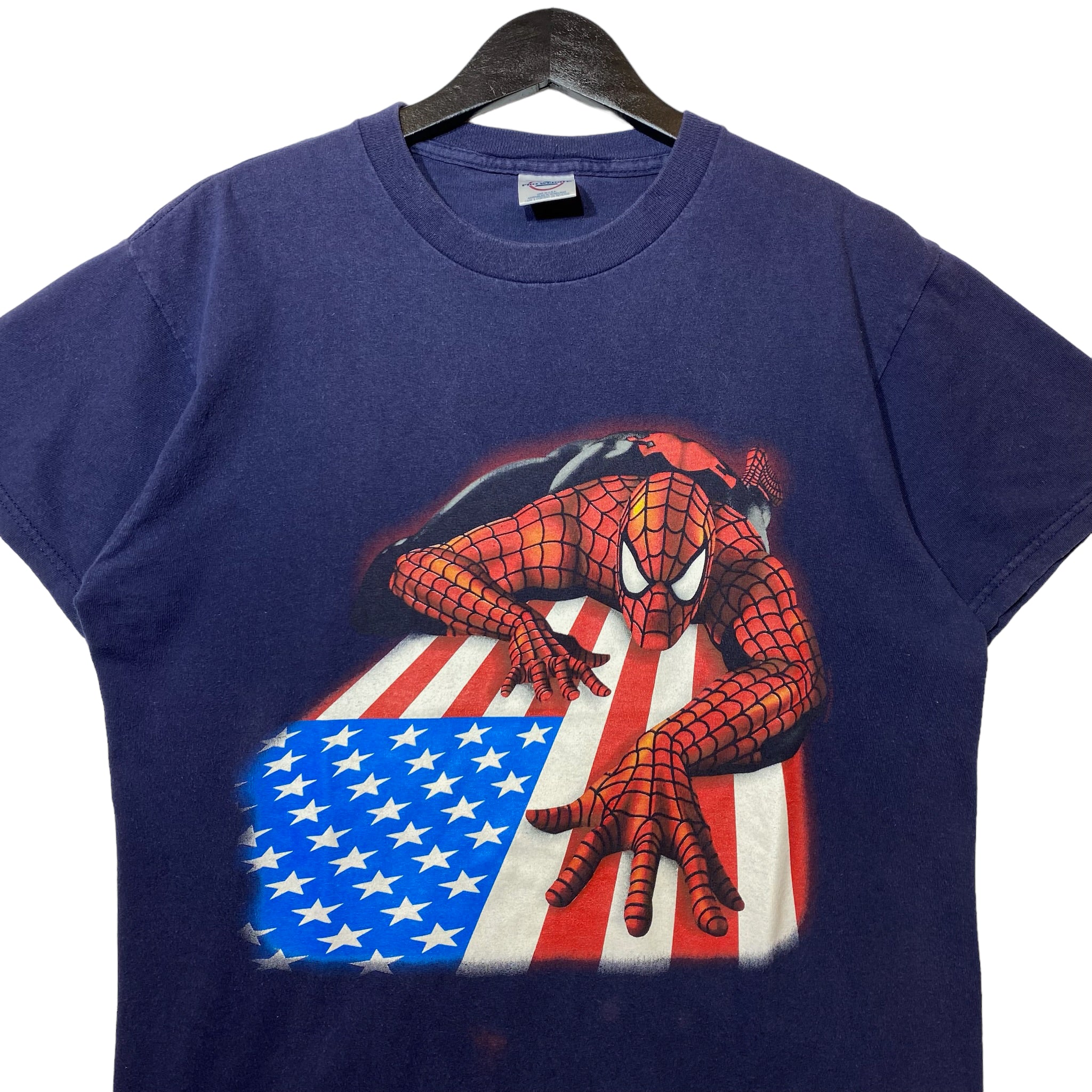 Vintage Spiderman American Flag Tee