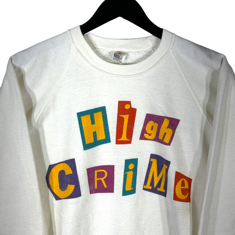 Vintage High Crime AJ Jarreau Euro Tour Crewneck 1985