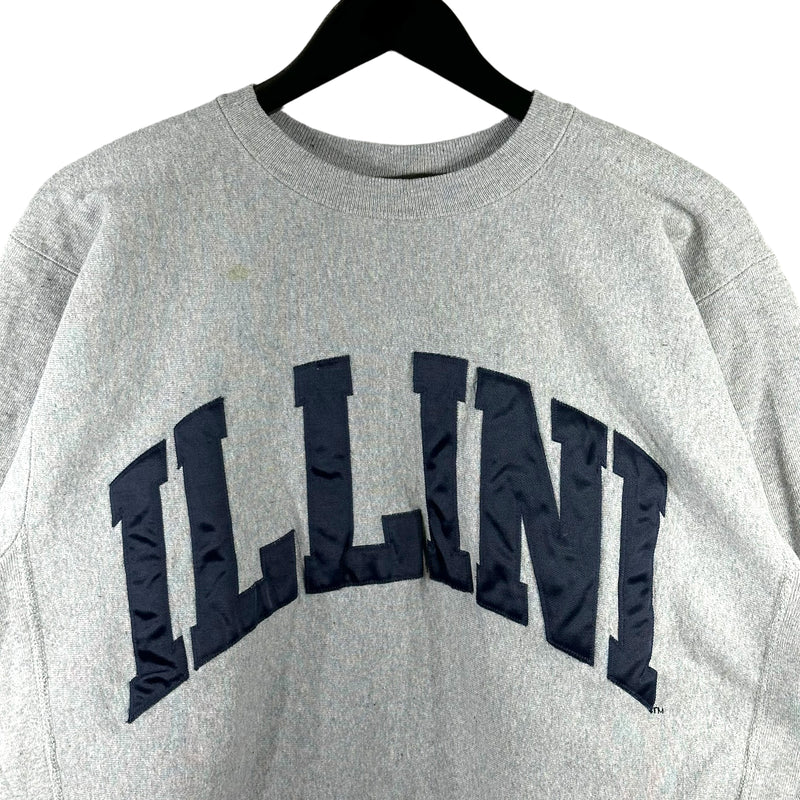 Vintage Illini Champion Reverse Weave Crewneck