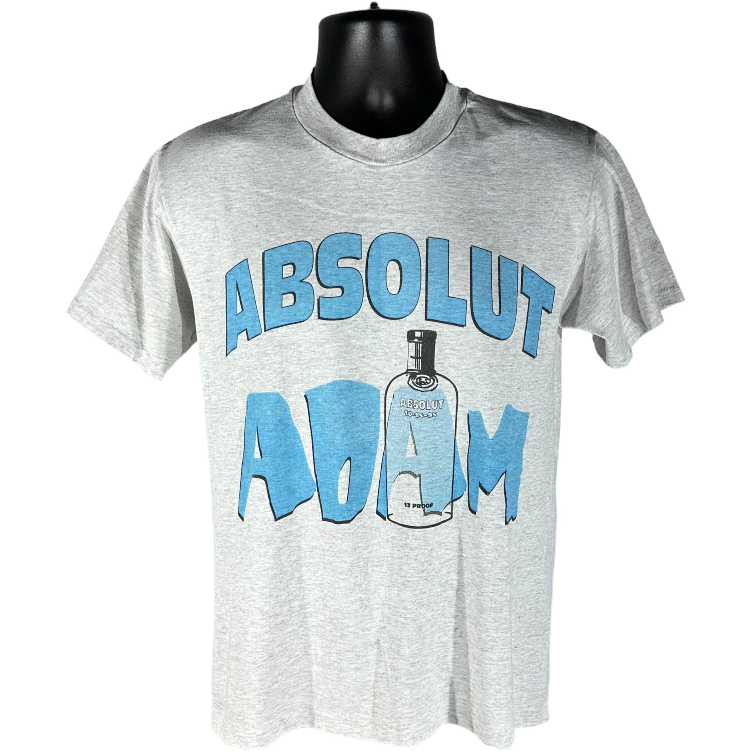 Vintage Absolut Vodka "Absolut Adam" Graphic Tee