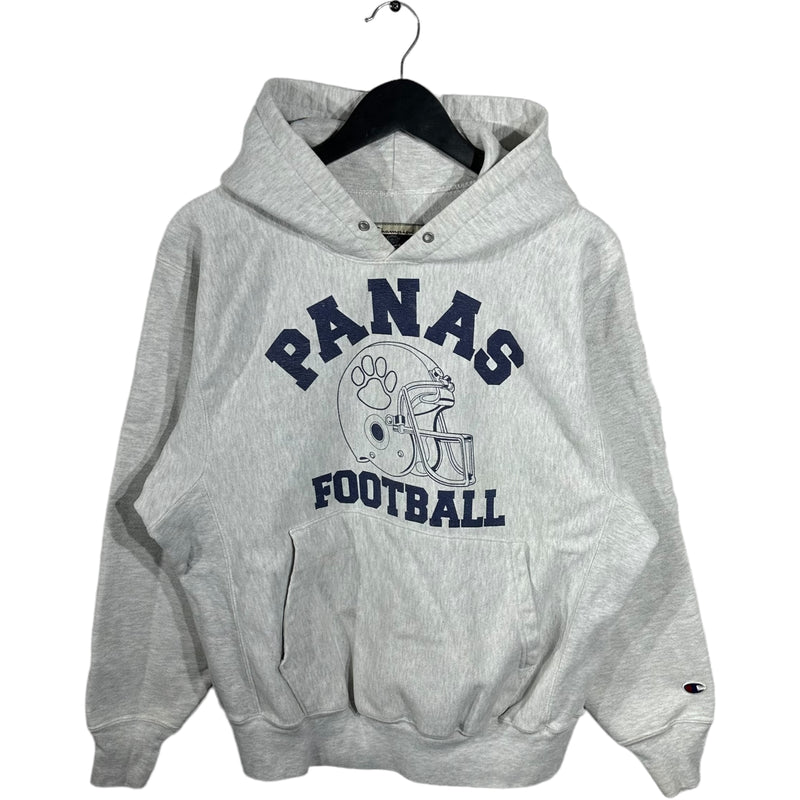 Vintage Champion Reverse Weave "Panas Football" Hoodie