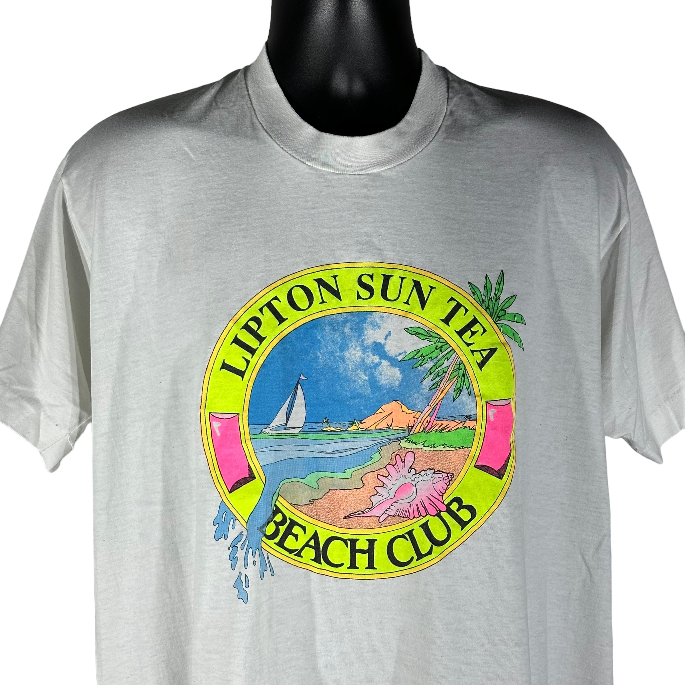 Vintage Lipton Sun Tea Beach Club Tee