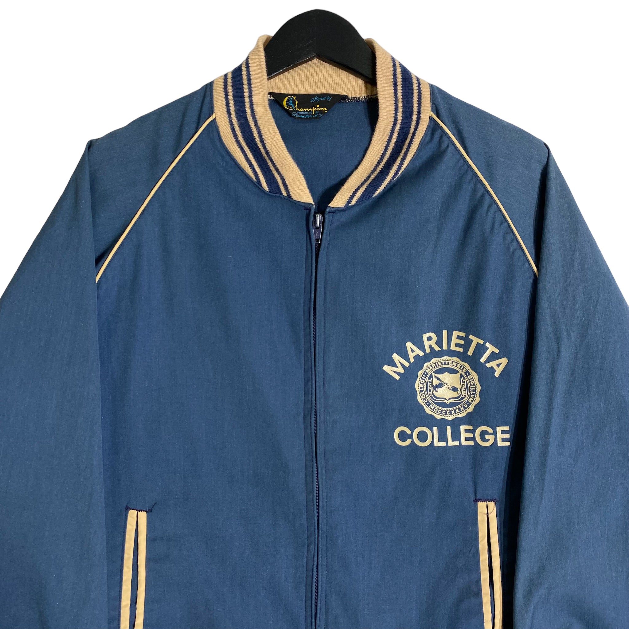 Vintage Champion Marietta College Track Jacket