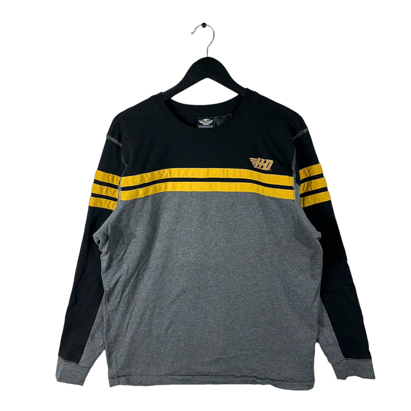 Vintage Harley Davidson Striped Crewneck