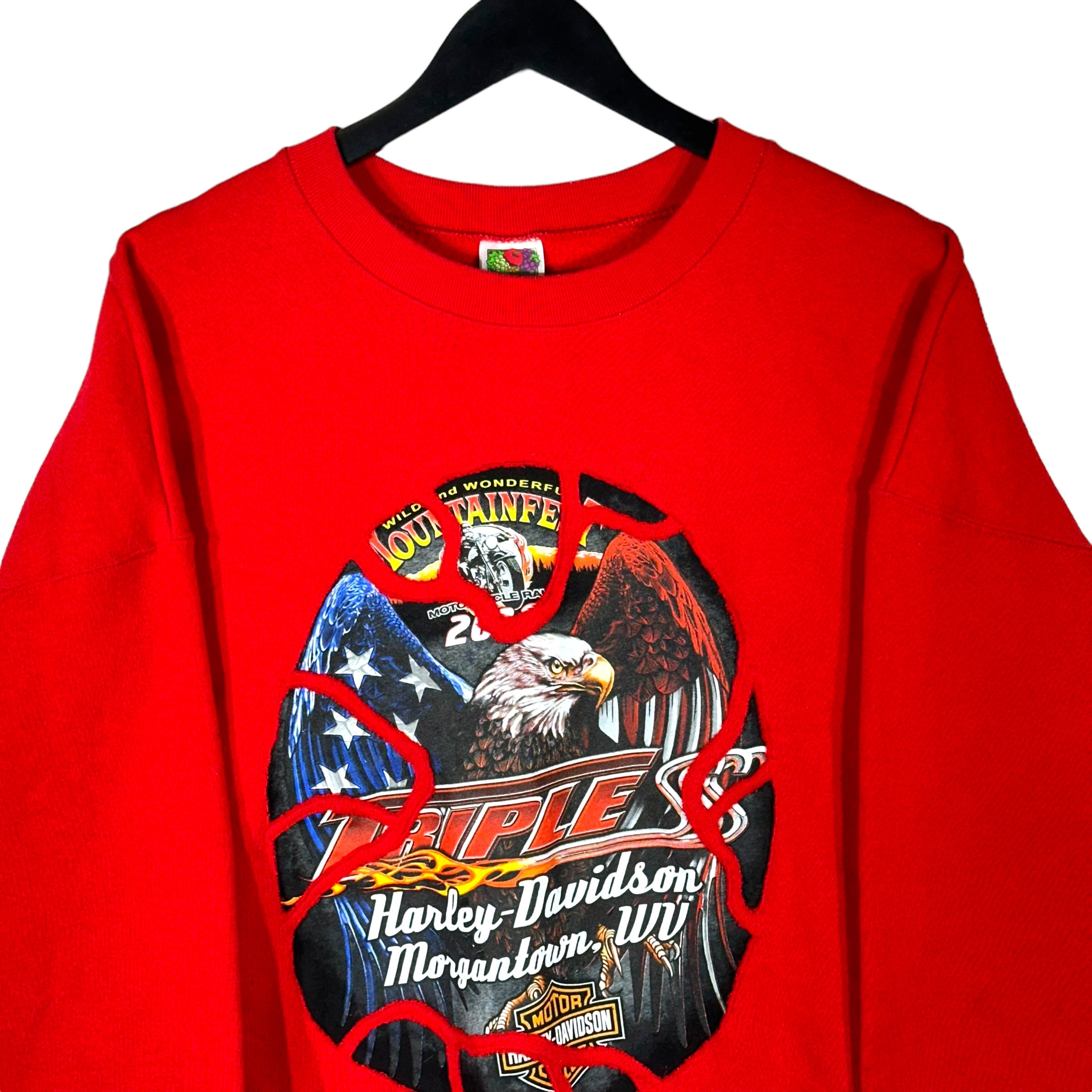 Harley Davidson Cut & Sew Crewneck