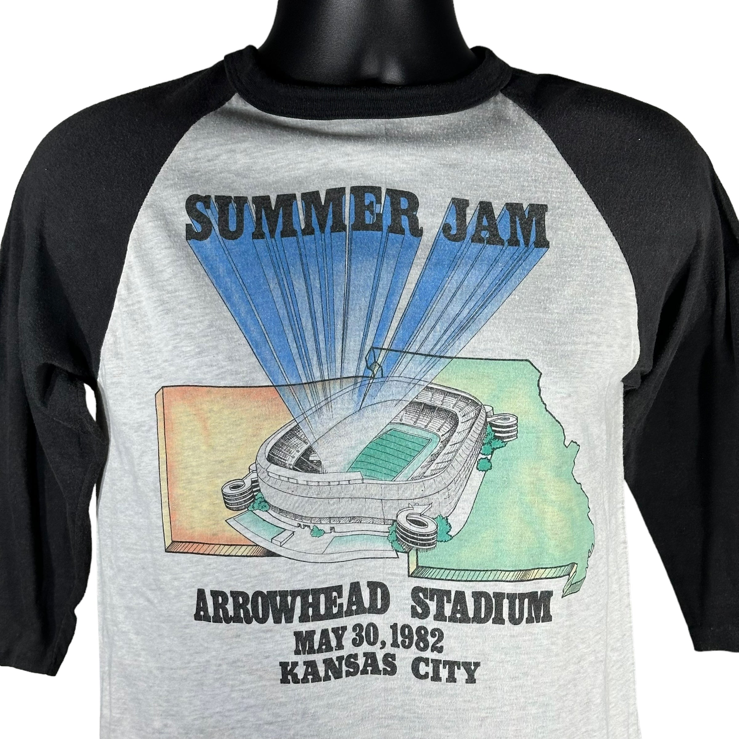 Vintage Summer Jam Arrowhead Stadium Tee 1982