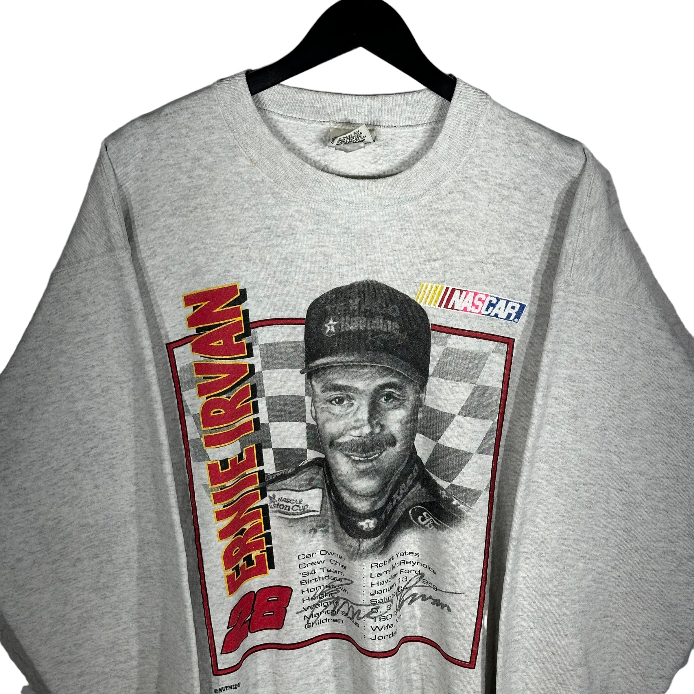 Vintage NASCAR Earnie Irvan #28 Crewneck