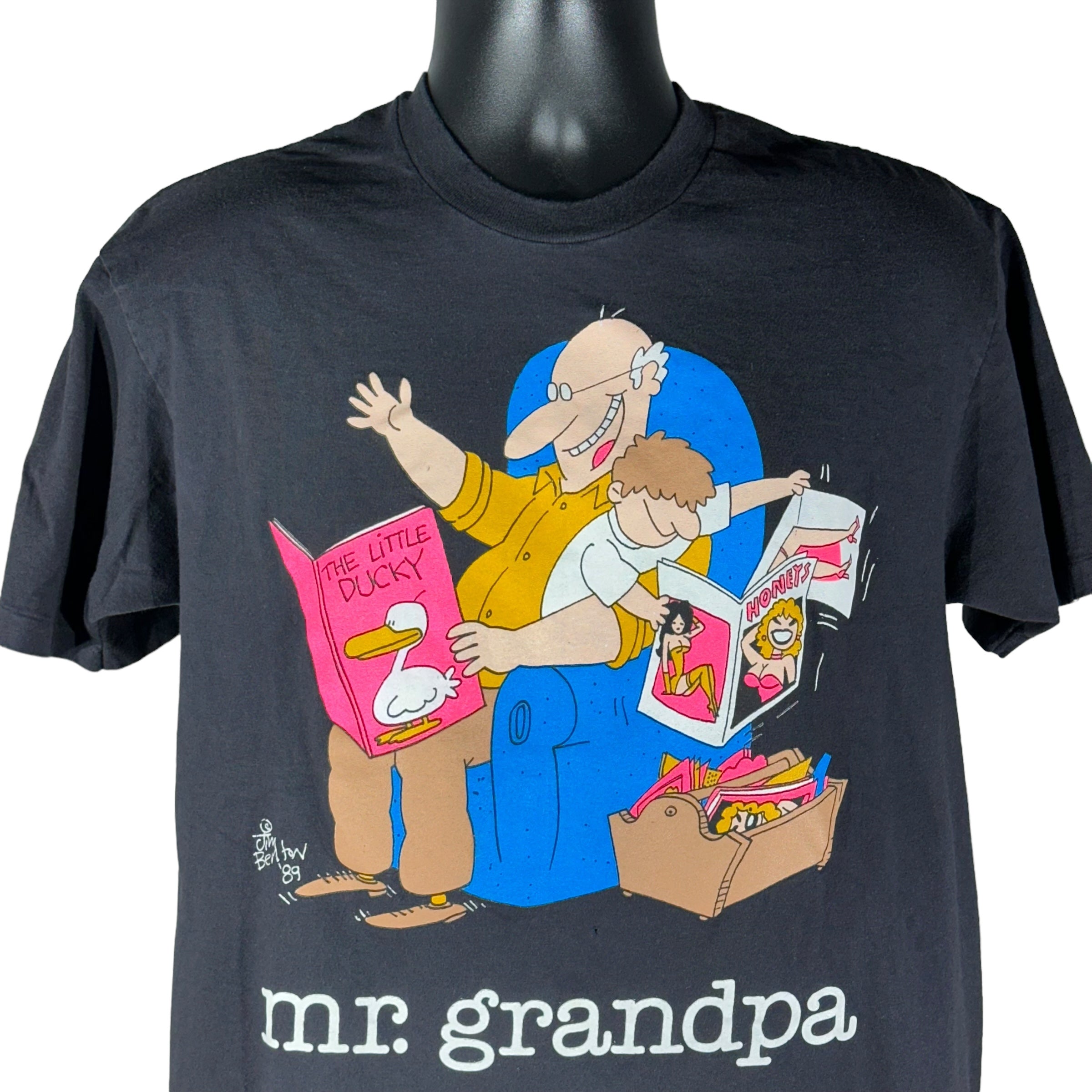 Vintage Jim Benton "Mr. Grandpa" Tee 80s