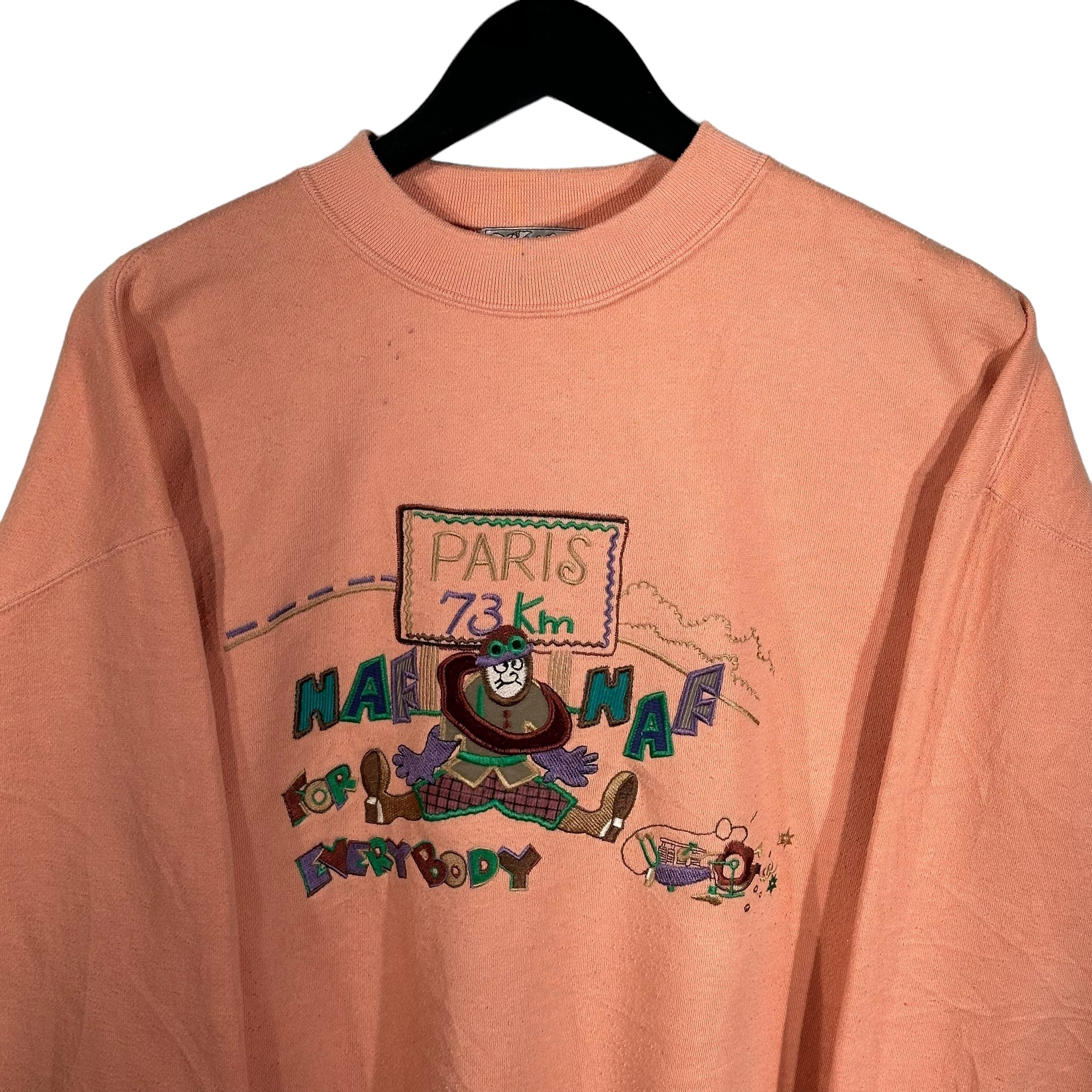 Vintage Paris 73 KM NAFNAF For Everybody Crewneck