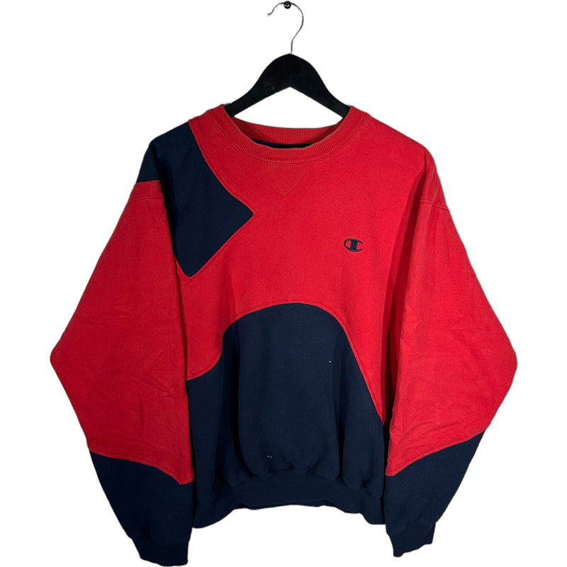 Vintage Champion Cut & Sew Crewneck