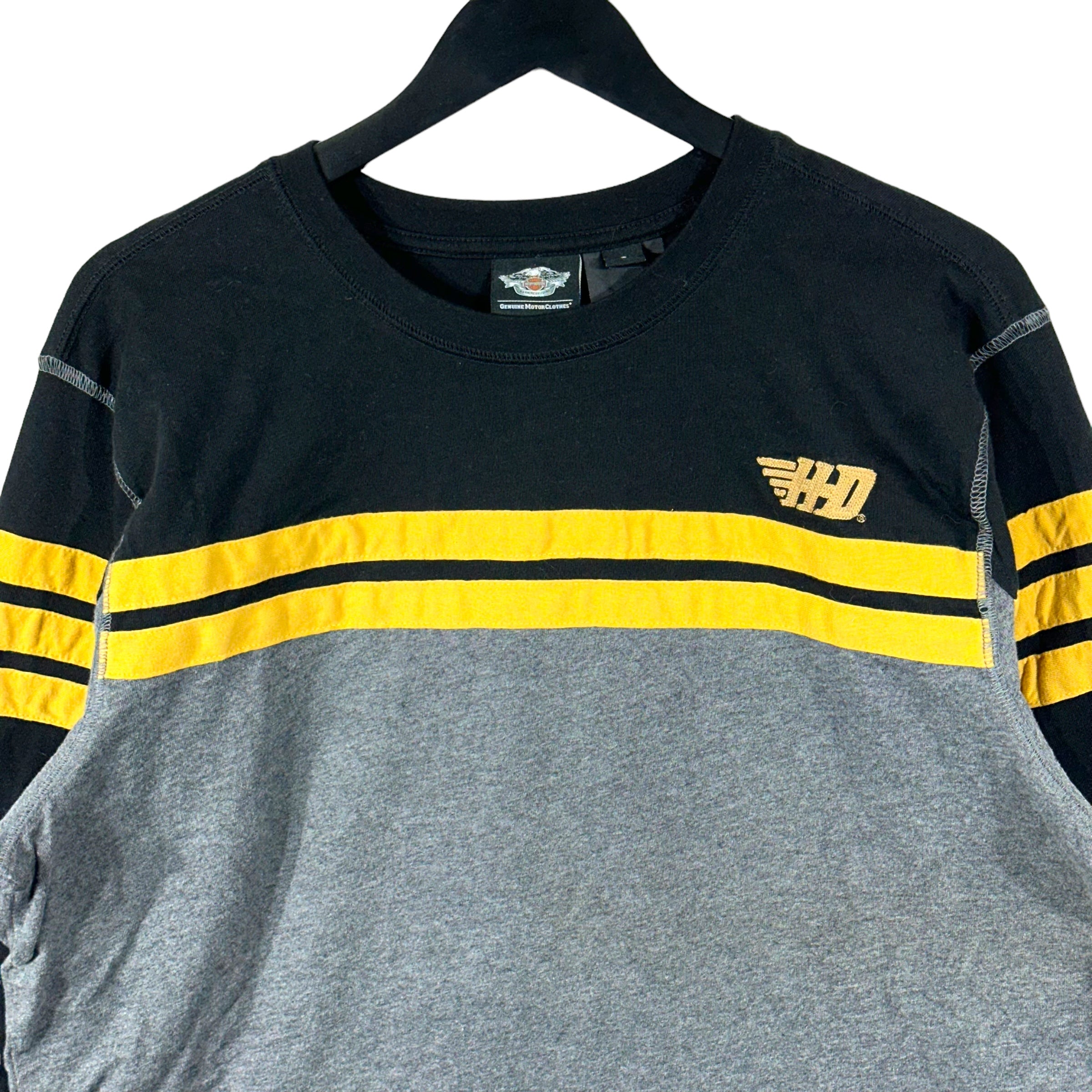 Vintage Harley Davidson Striped Crewneck