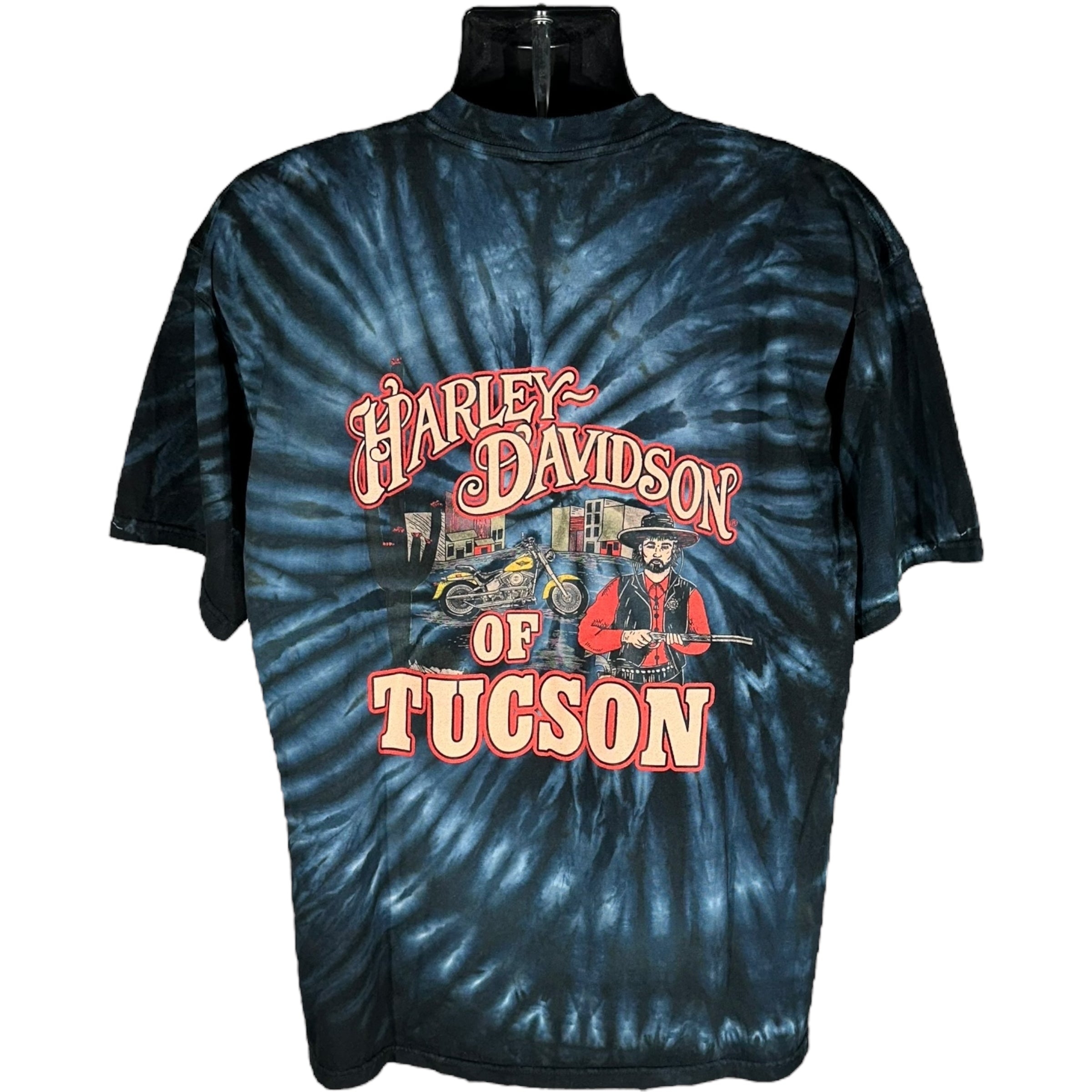 Vintage Harley Davidson Eagle Tie Dye Tee