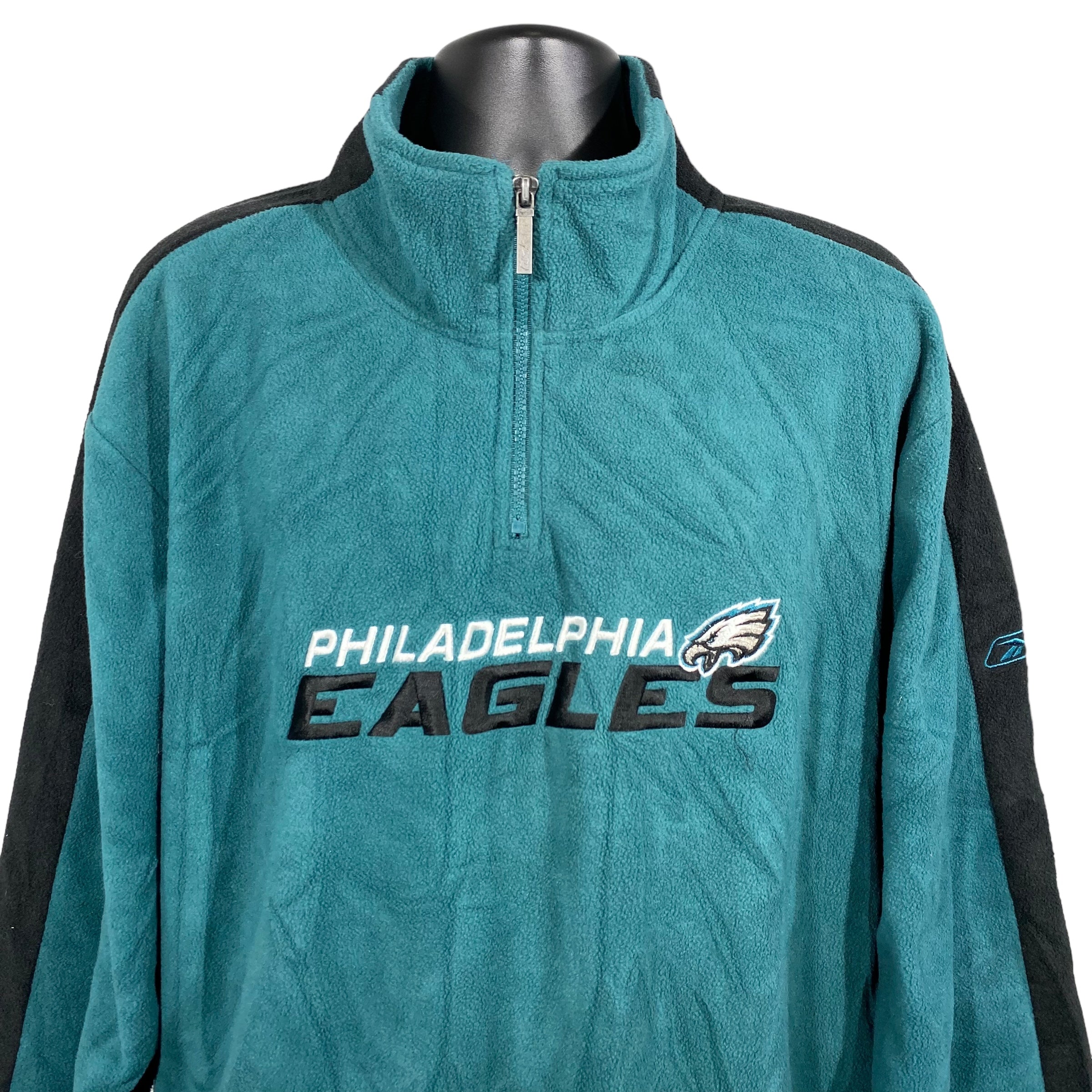 Philadelphia Eagles 1/4 Zip Pullover Fleece 2000's