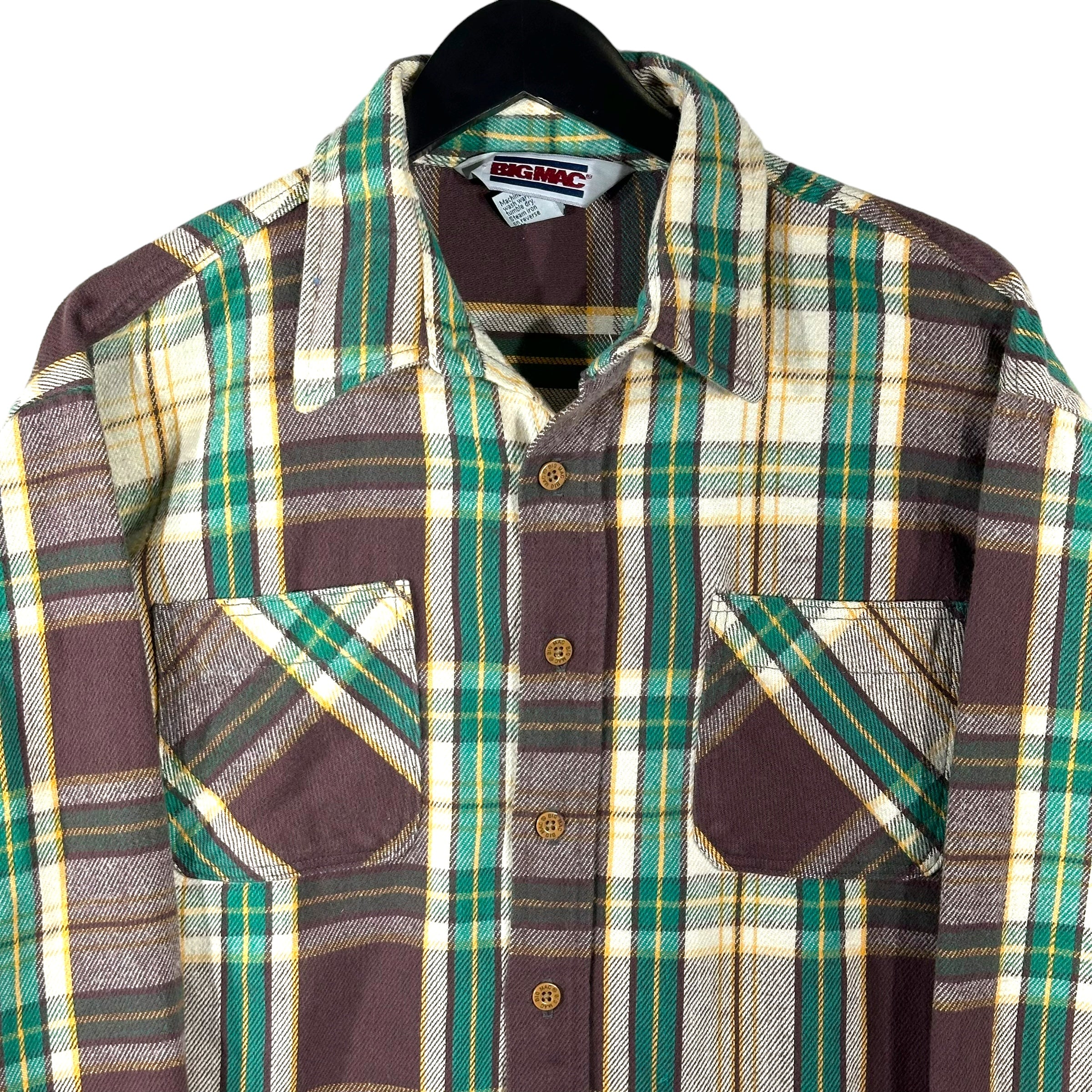 Vintage Big Mac Plaid Flannel 90s