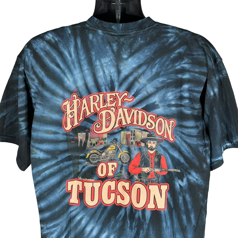 Vintage Harley Davidson Eagle Tie Dye Tee