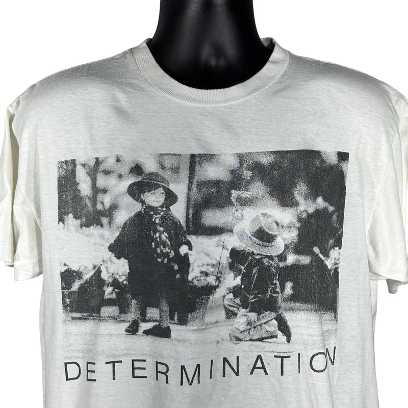 Vintage Determination Children Flower Tee