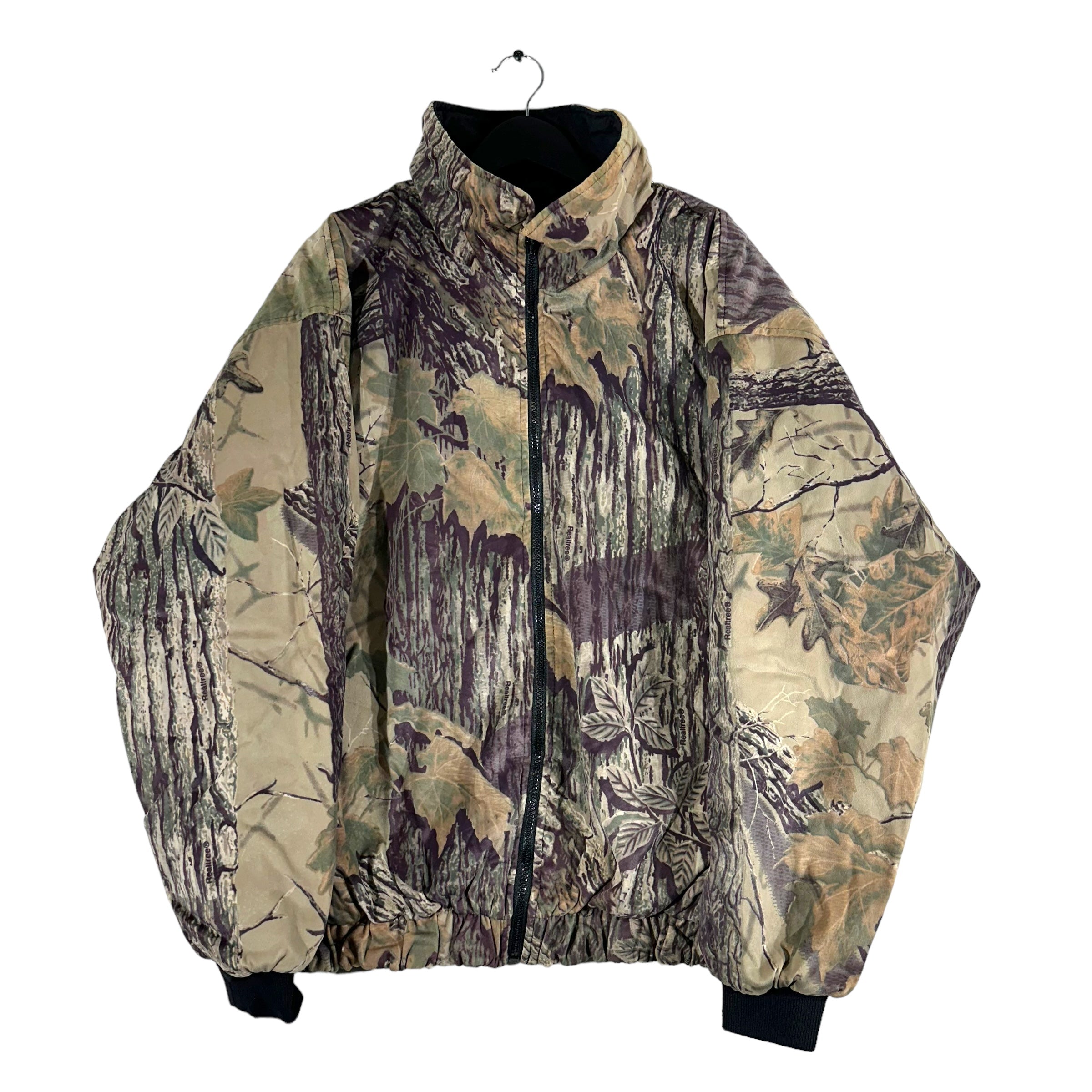 Reversible Waterproof Camo Full Zip Hunting Jacket