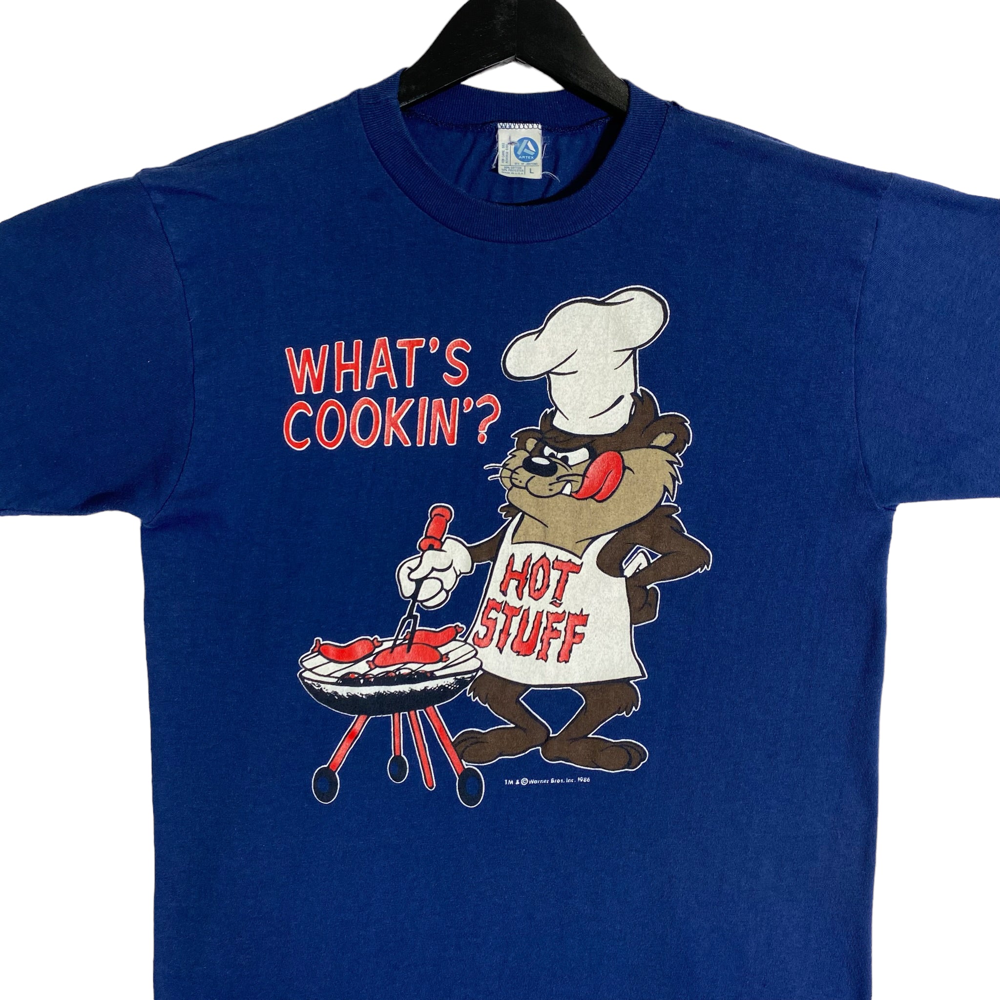 Vintage Taz "What's Cookin Hot Stuff'" Tee 1986