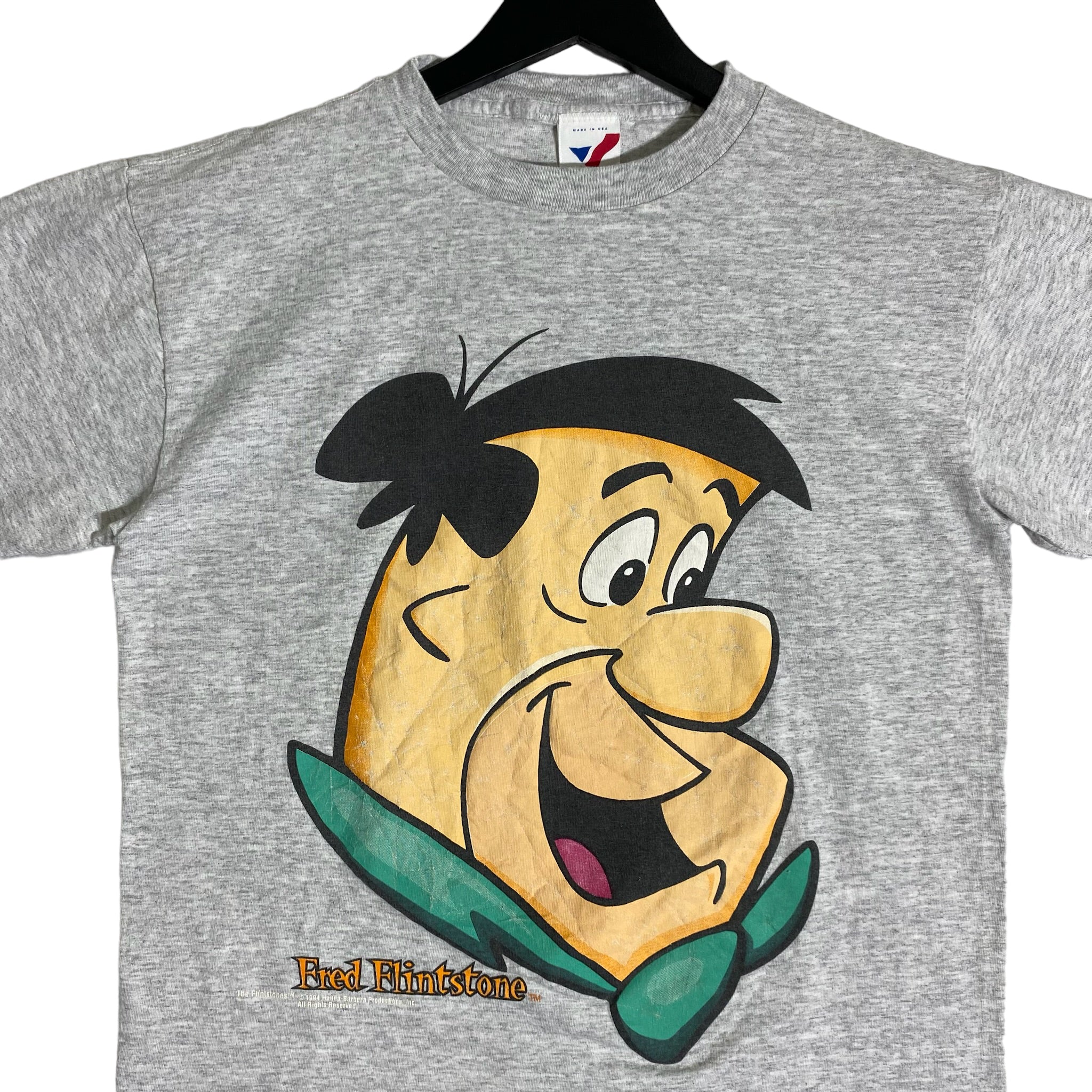 Vintage Fred Flintstone Big Face Youth Tee 1994