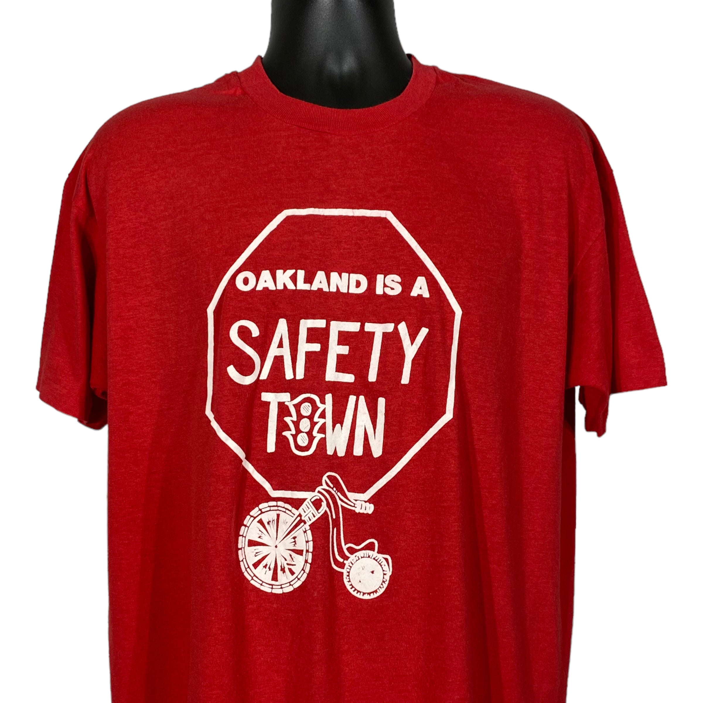 Vintage Oakland California Safety Tee 90s
