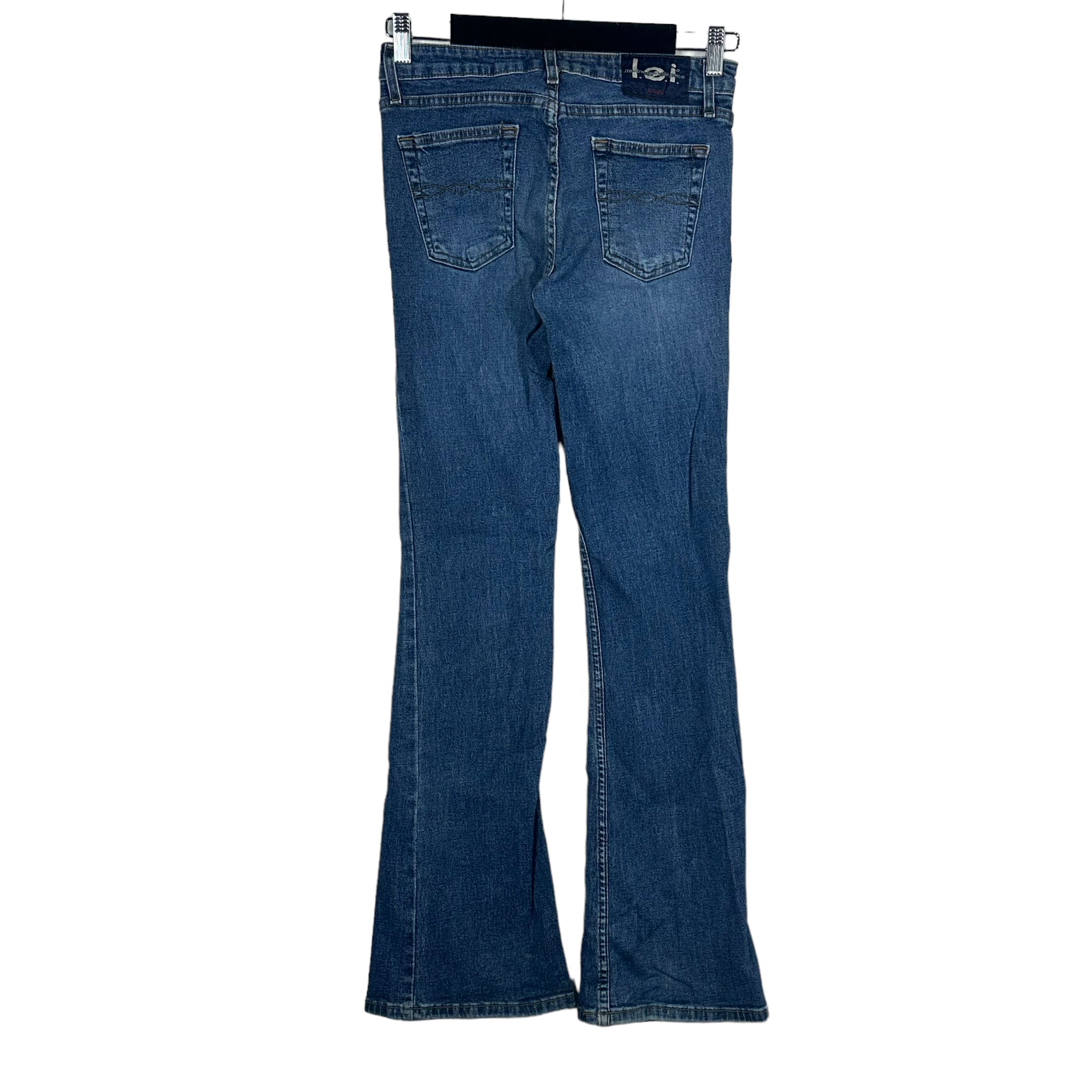 Vintage L.E.I. Medium Wash Low Rise Flared Denim Jeans