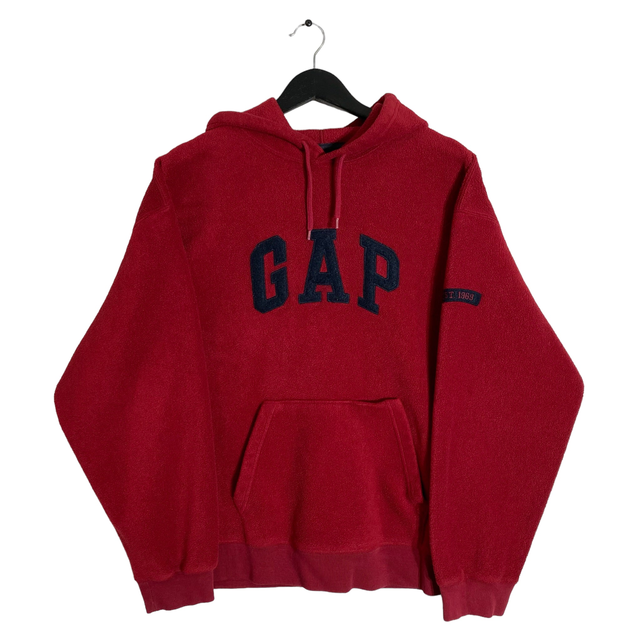 Vintage GAP Fleece Arch Logo Hoodie